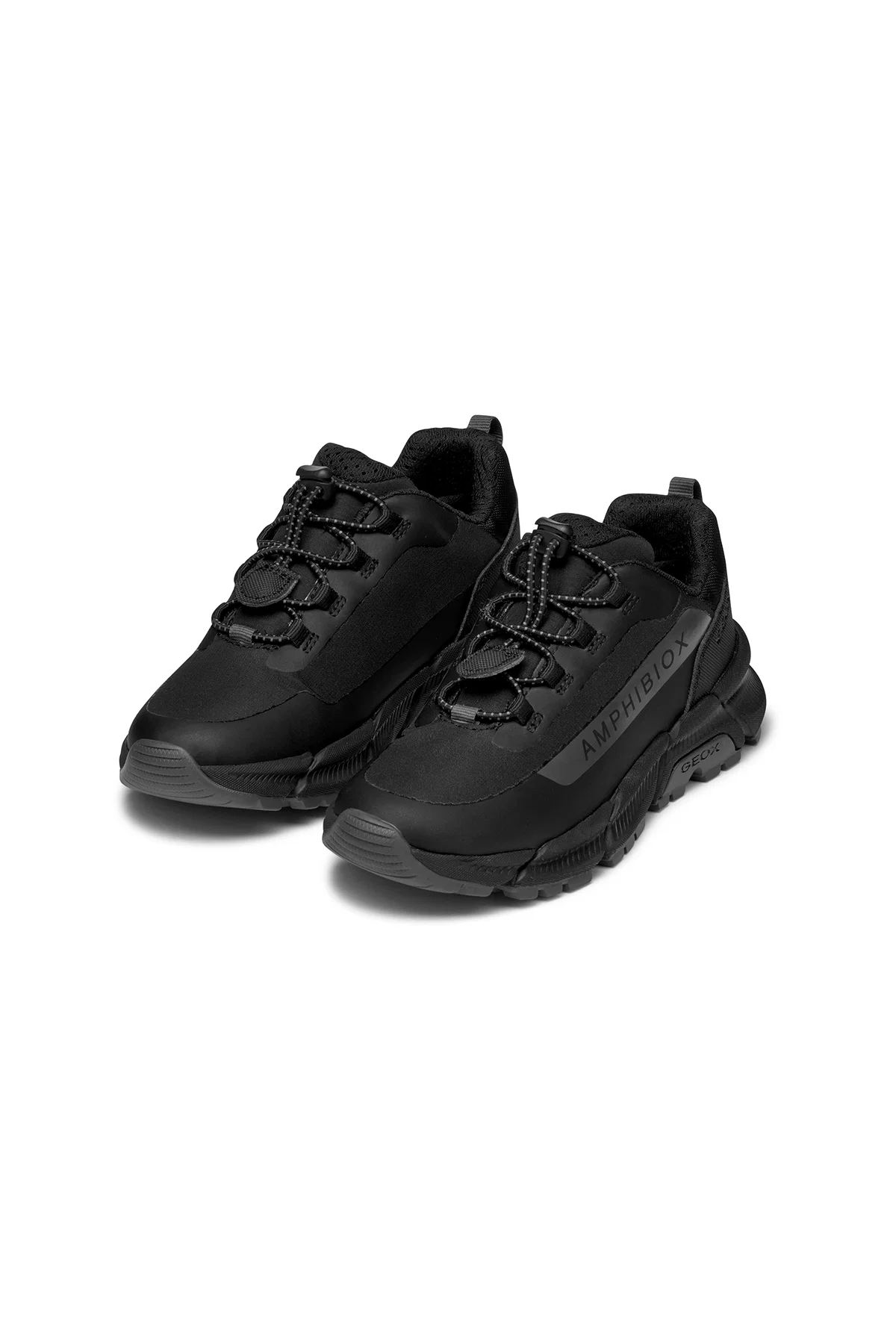 Geox Erkek Çocuk Siyah Flexyper Plus Abx Bağcıklı Waterproof Sneaker - Image 2