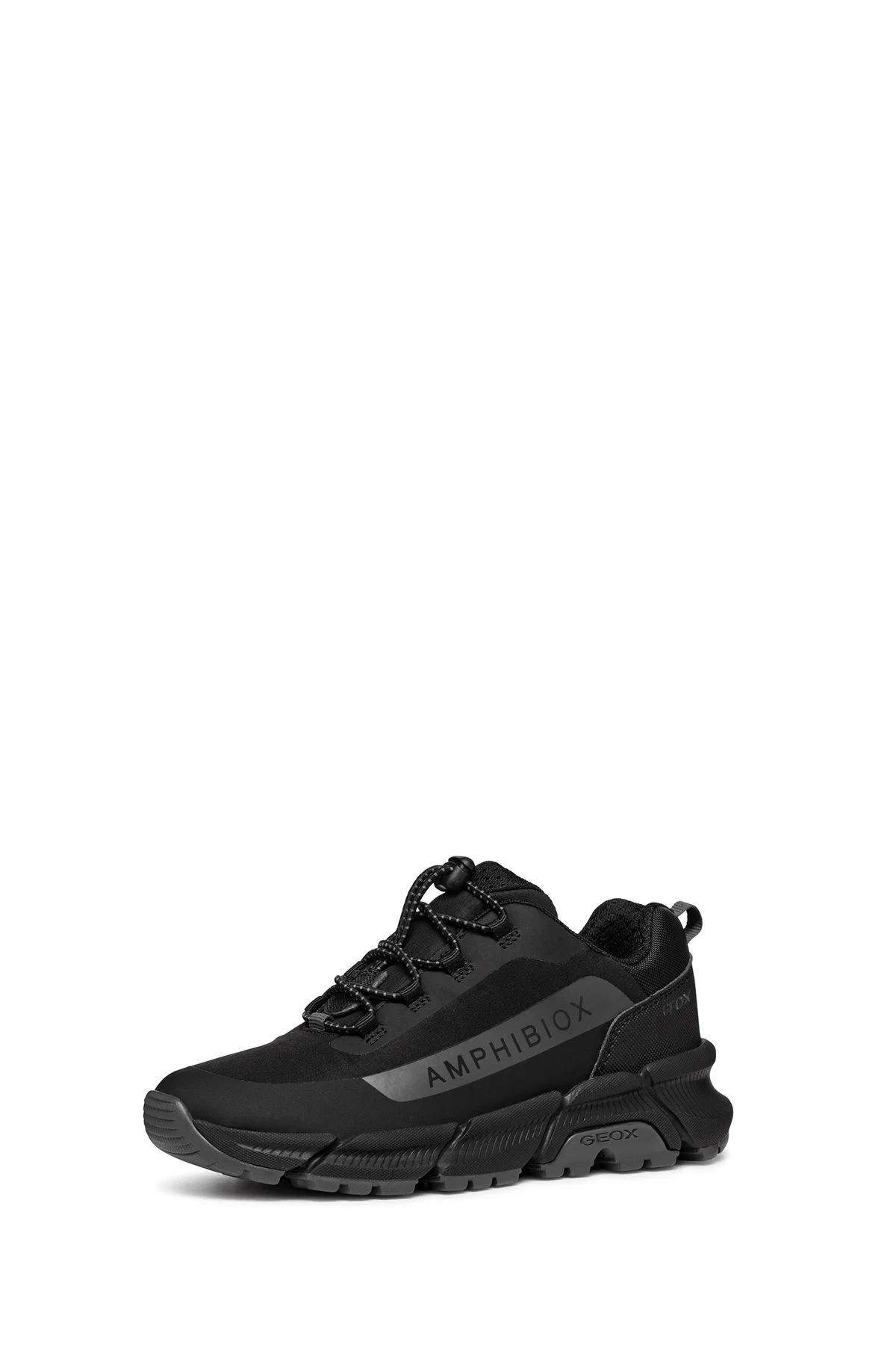 Geox Erkek Çocuk Siyah Flexyper Plus Abx Bağcıklı Waterproof Sneaker - Image 3