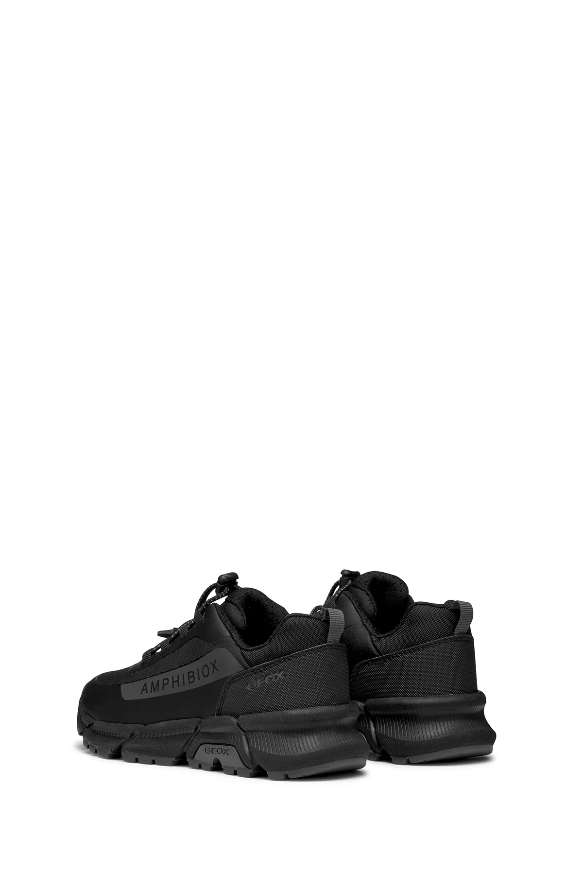 Geox Erkek Çocuk Siyah Flexyper Plus Abx Bağcıklı Waterproof Sneaker - Image 4