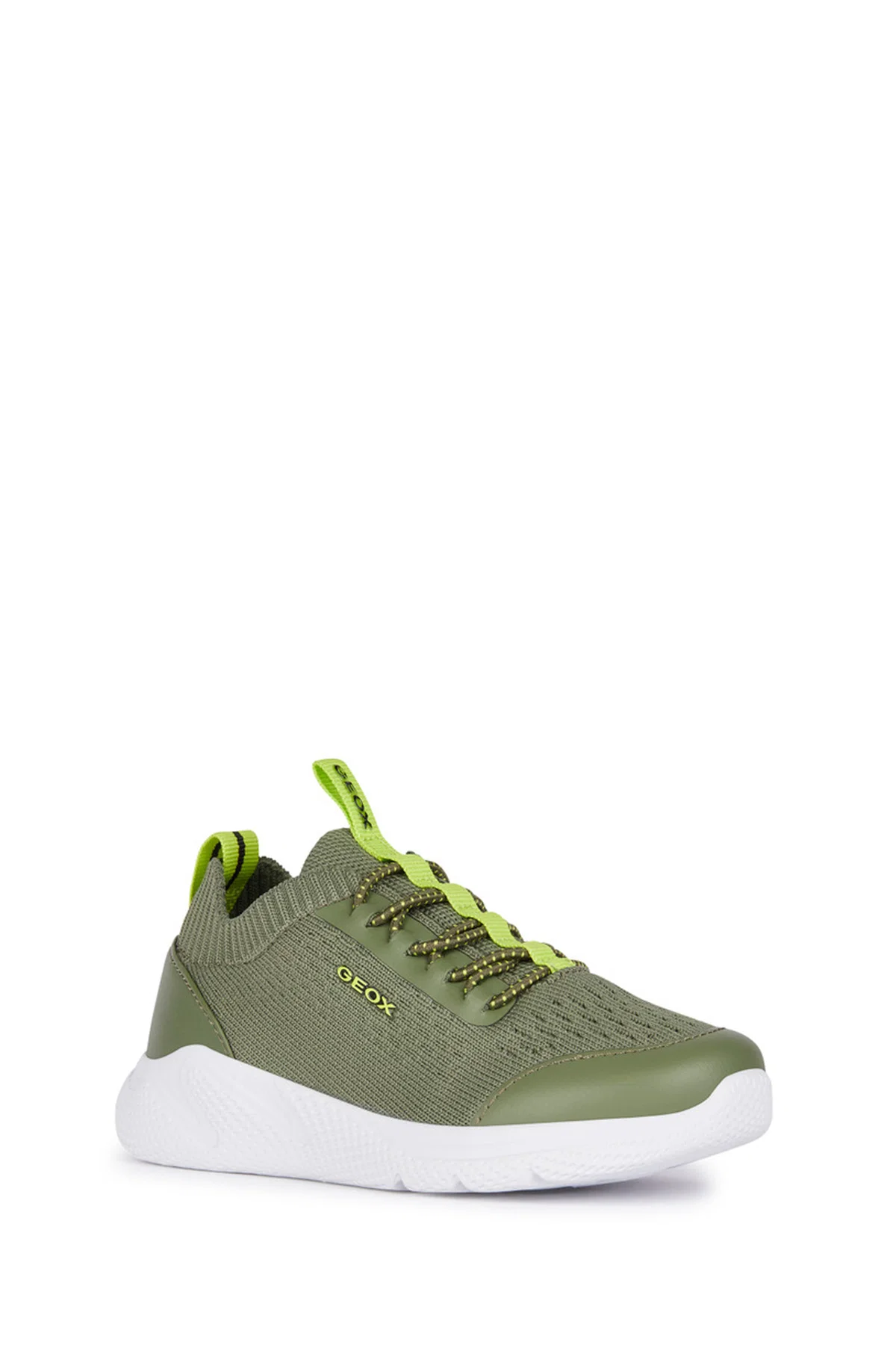 Geox Erkek Çocuk Yeşil Sprintye Kumaş Sneaker - Image 2