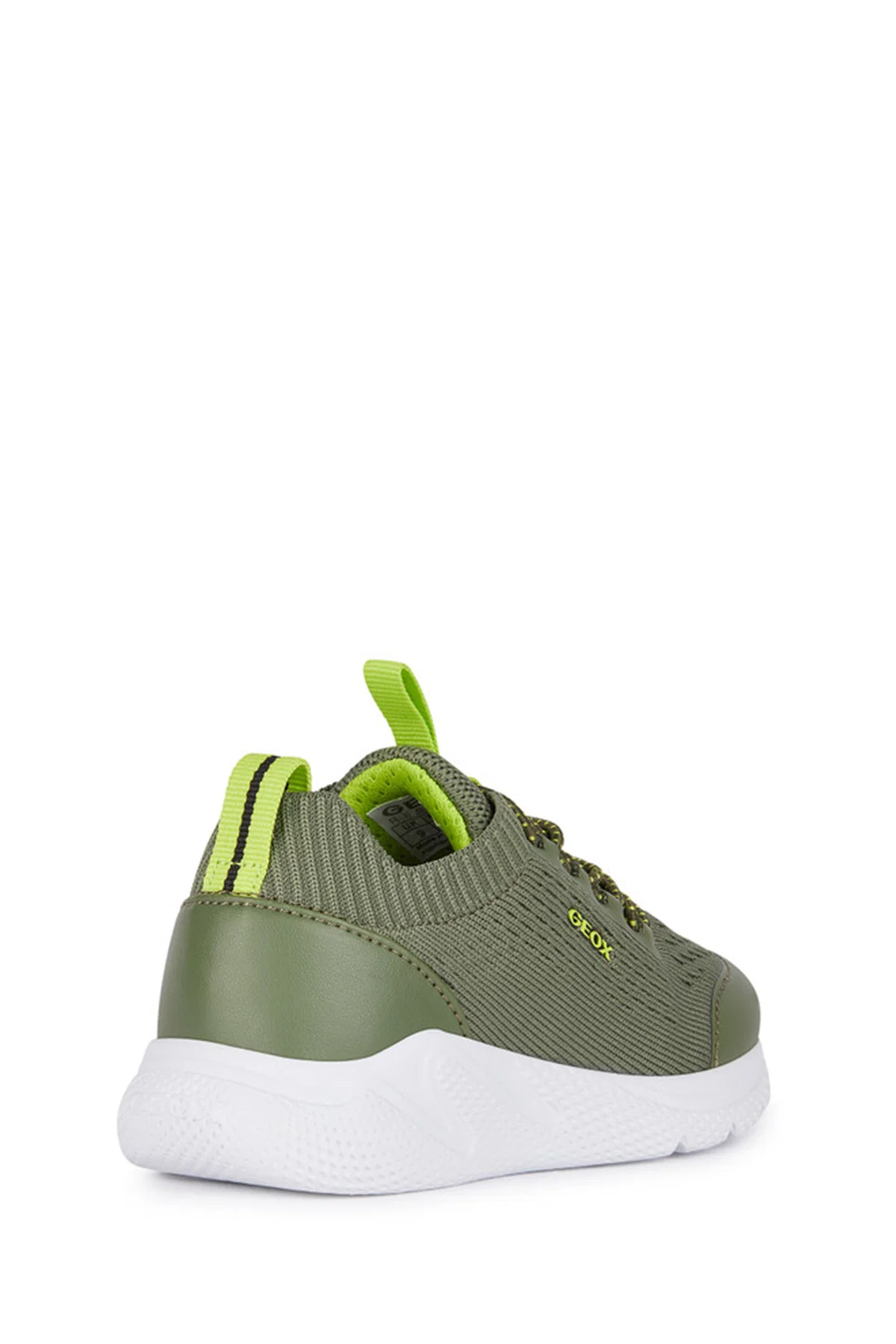 Geox Erkek Çocuk Yeşil Sprintye Kumaş Sneaker - Image 4