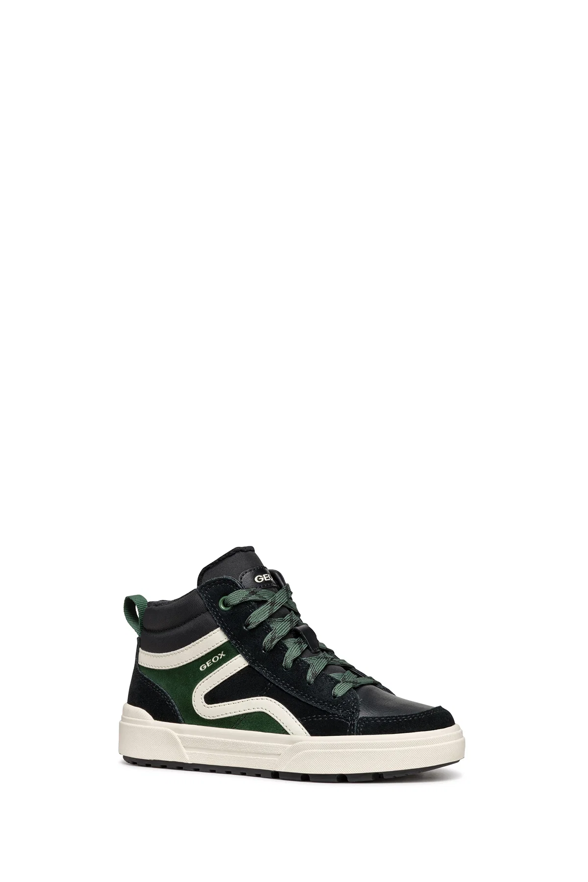 Geox Erkek Çocuk Yeşil Weemble Bağcıklı Fermuar Detaylı Bilekli Sneaker - Image 5