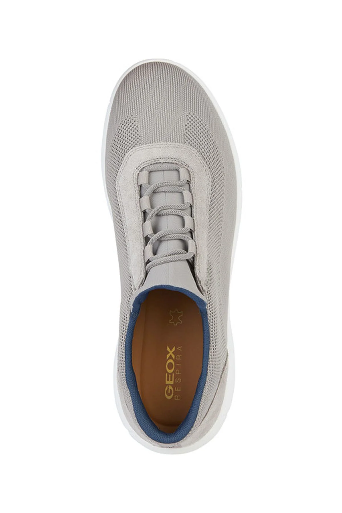 Geox Erkek Gri Nebula Bağcıklı Kumaş Sneaker - Image 5