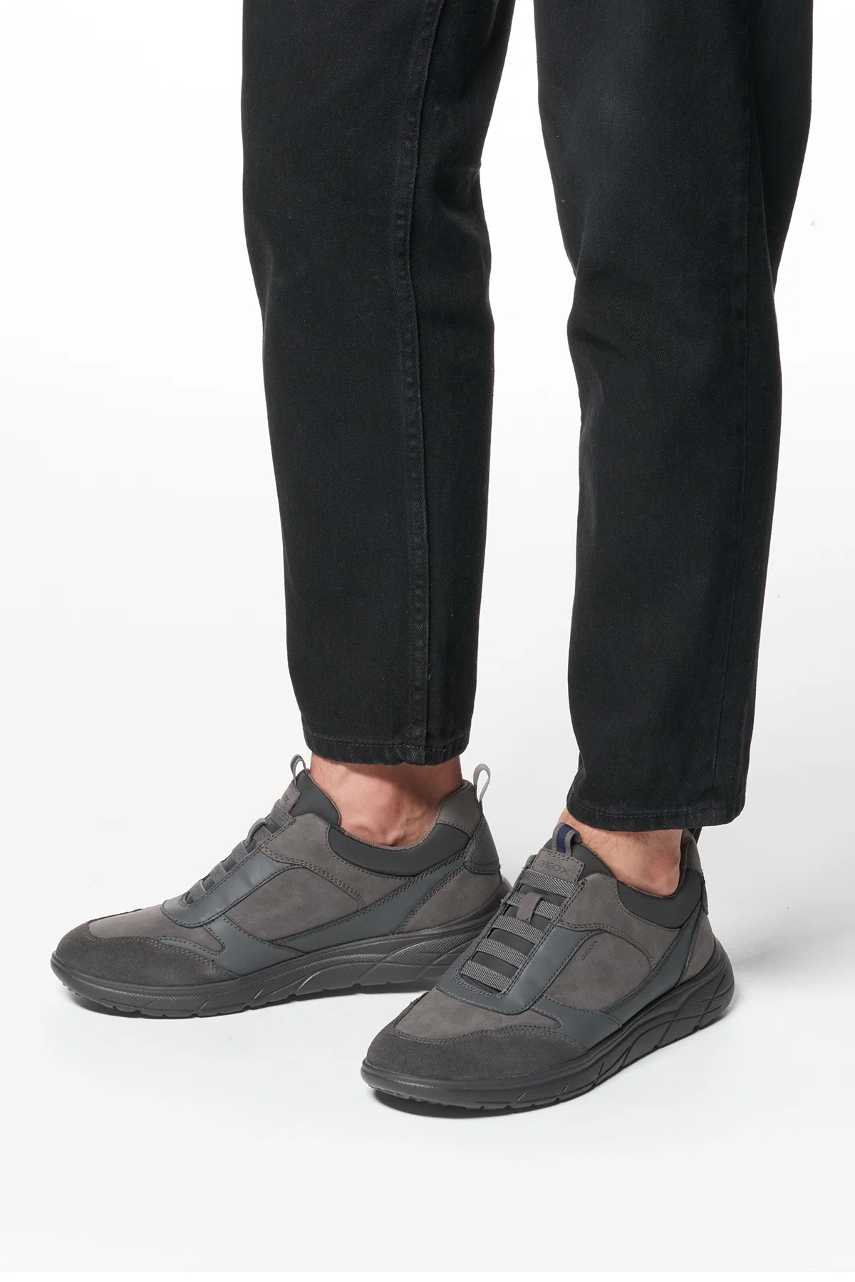 Geox Erkek Gri Portello Sneaker - Image 4