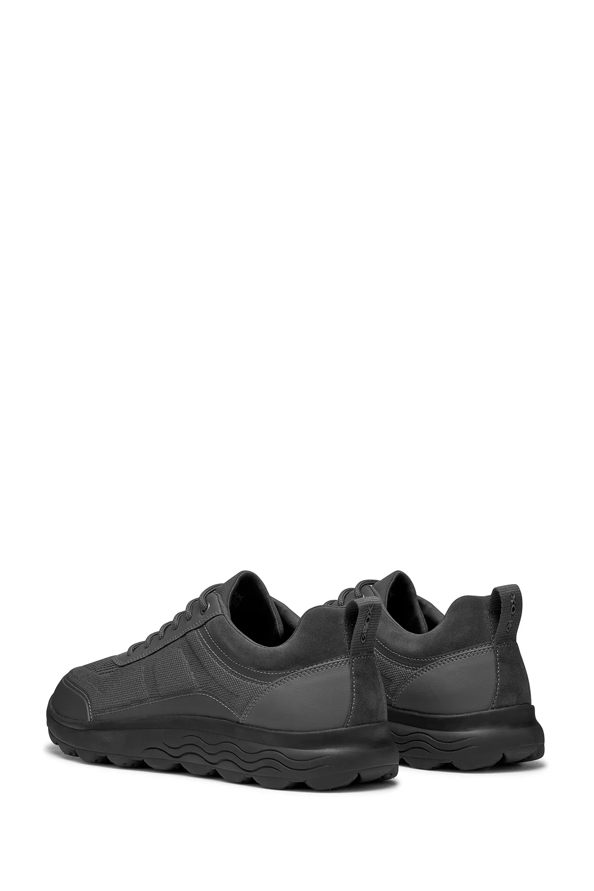 Geox Erkek Gri Spherica Bağcıklı Deri Sneaker - Image 5