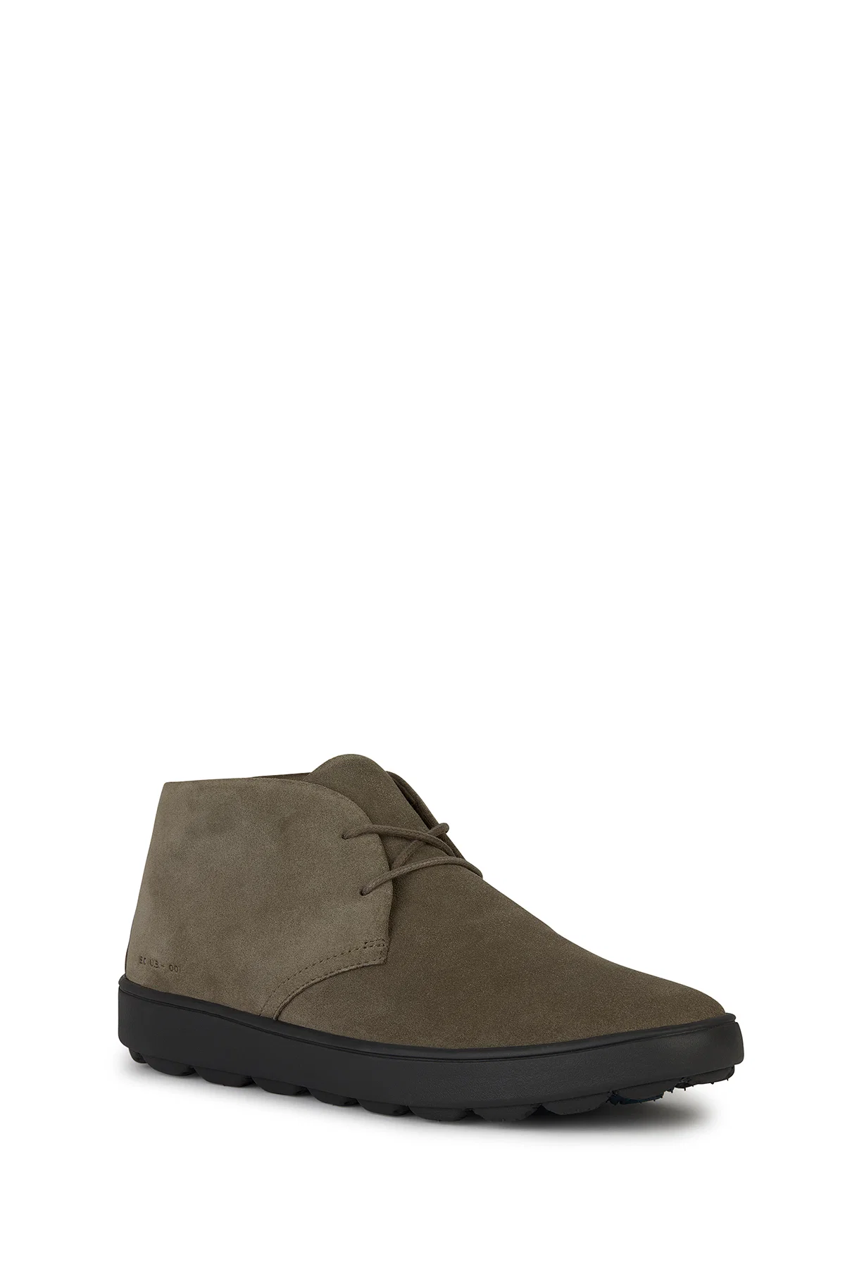 Geox Erkek Gri Spherica Ecub-1 Bağcıklı Süet Deri Casual Ayakkabı - Image 3
