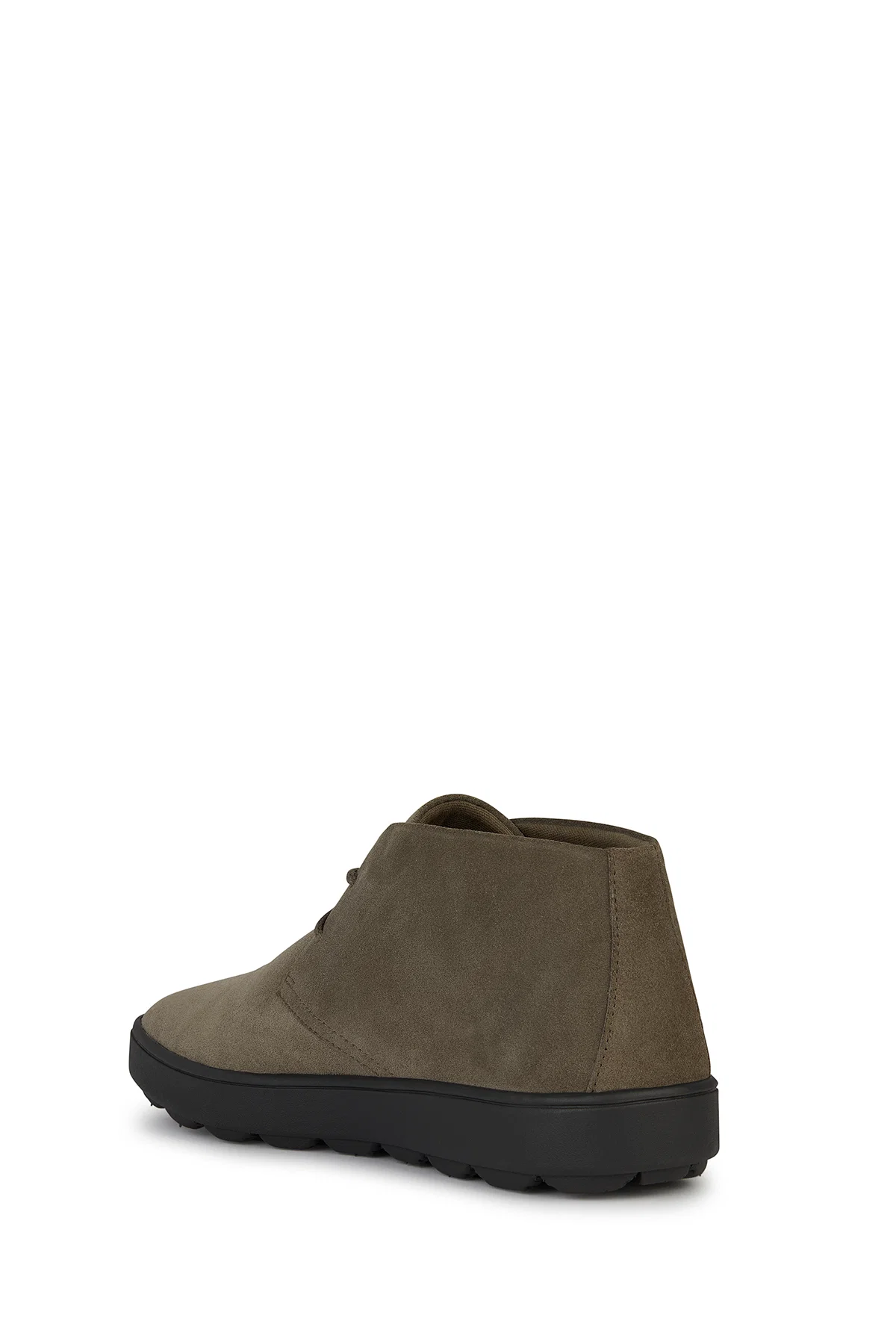 Geox Erkek Gri Spherica Ecub-1 Bağcıklı Süet Deri Casual Ayakkabı - Image 4