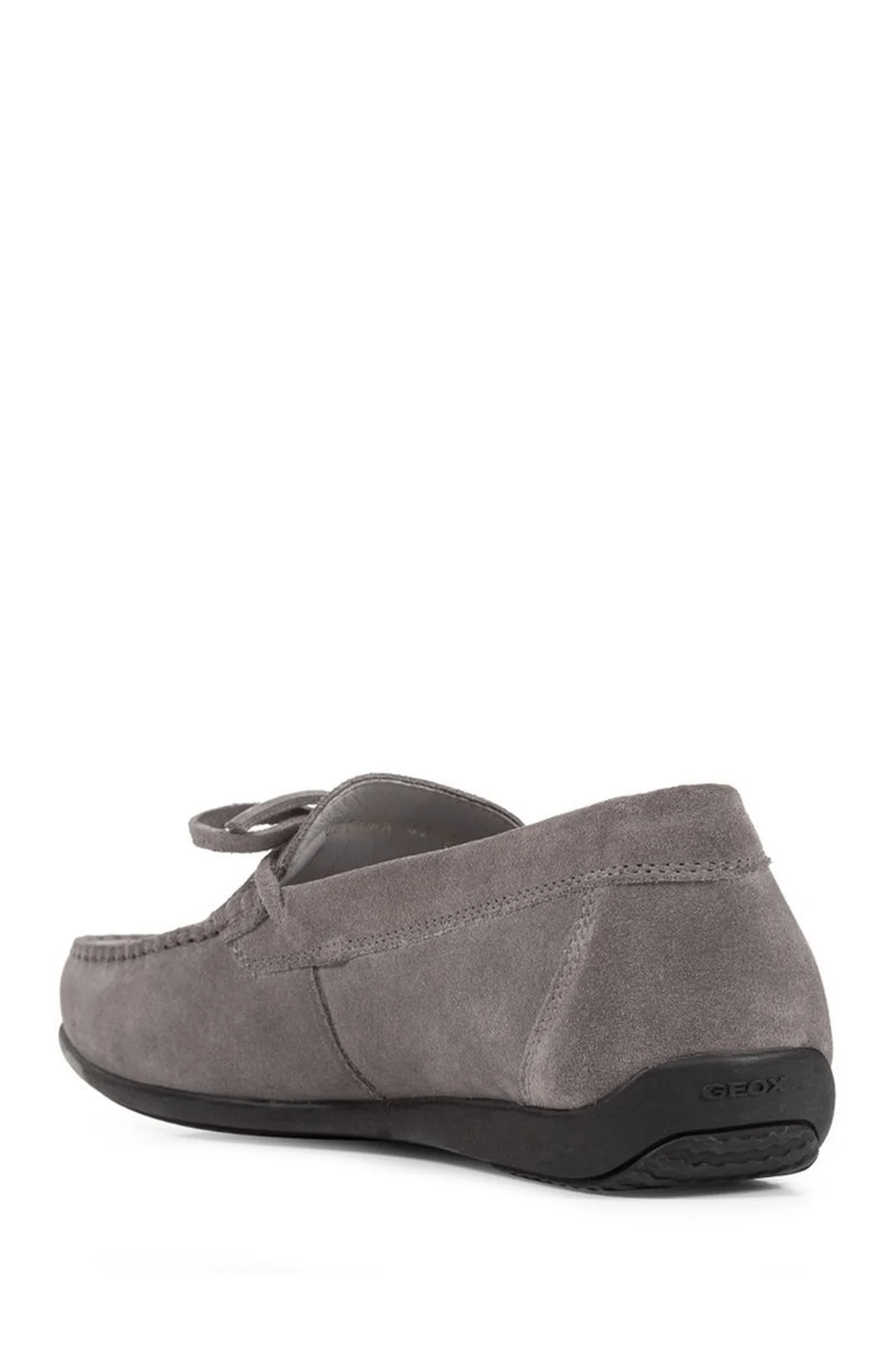 Geox Erkek Gri U Ascanio Süet Deri Casual Loafer - Image 4