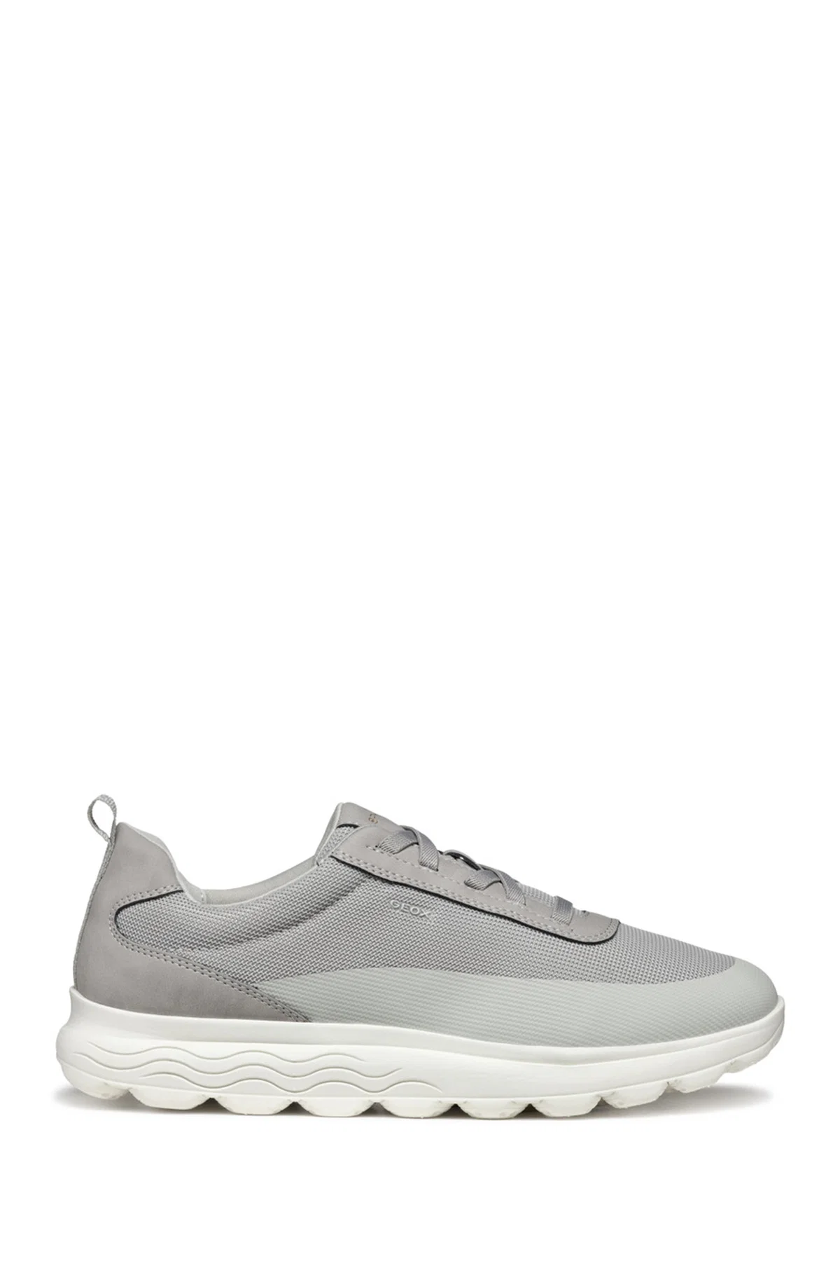 Geox Erkek Gri U Spherica A - Mesh + Nbk Synt Bağcıklı Kumaş Sneaker