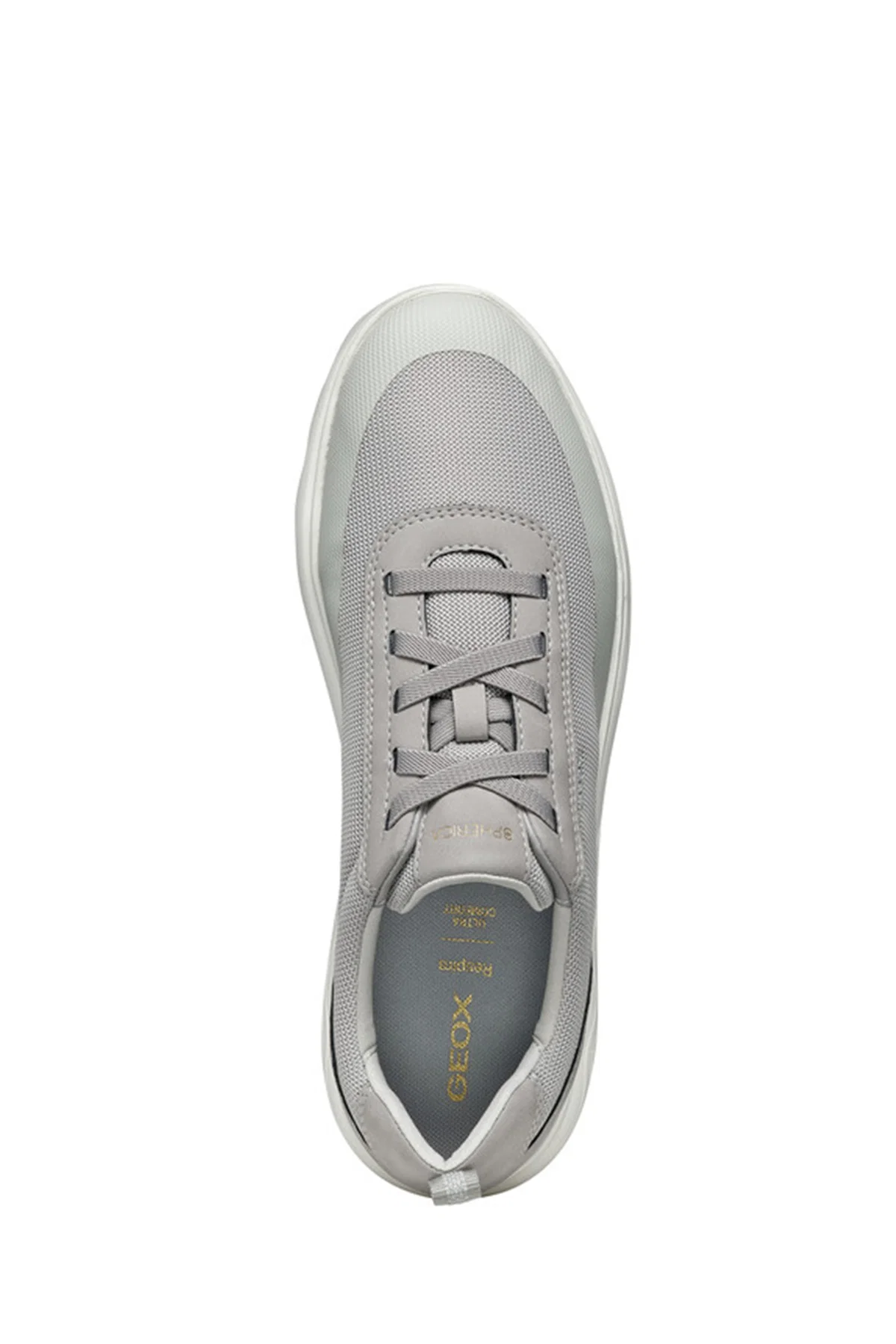 Geox Erkek Gri U Spherica A - Mesh + Nbk Synt Bağcıklı Kumaş Sneaker - Image 5