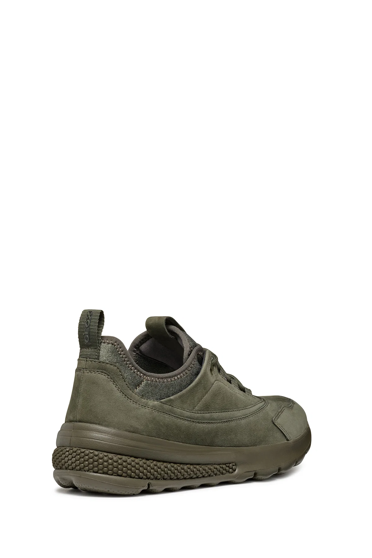 Geox Erkek Haki Spherica Bağcıklı Deri Sneaker - Image 2