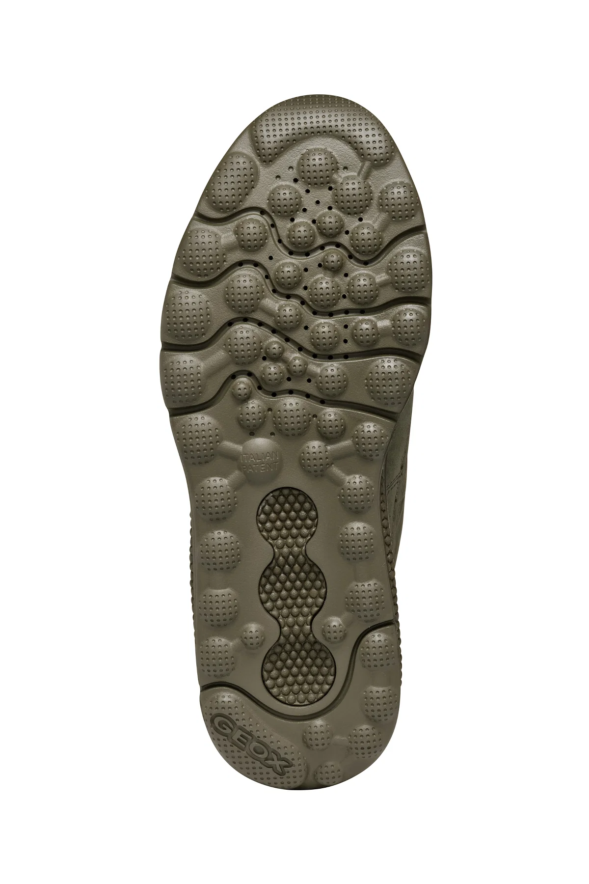Geox Erkek Haki Spherica Bağcıklı Deri Sneaker - Image 6
