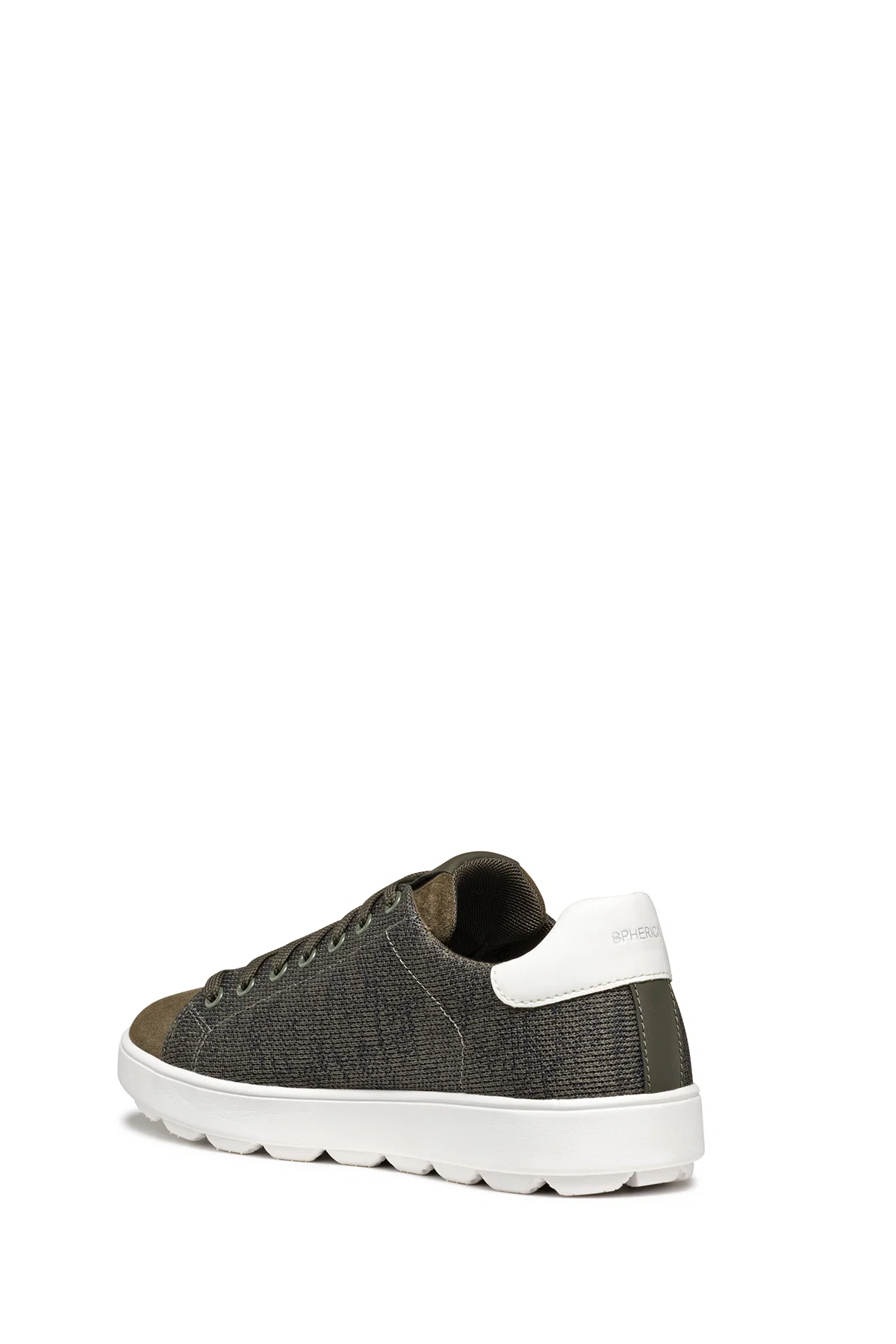 Geox Erkek Haki Spherica Ecub-1 Bağcıklı Sneaker - Image 4