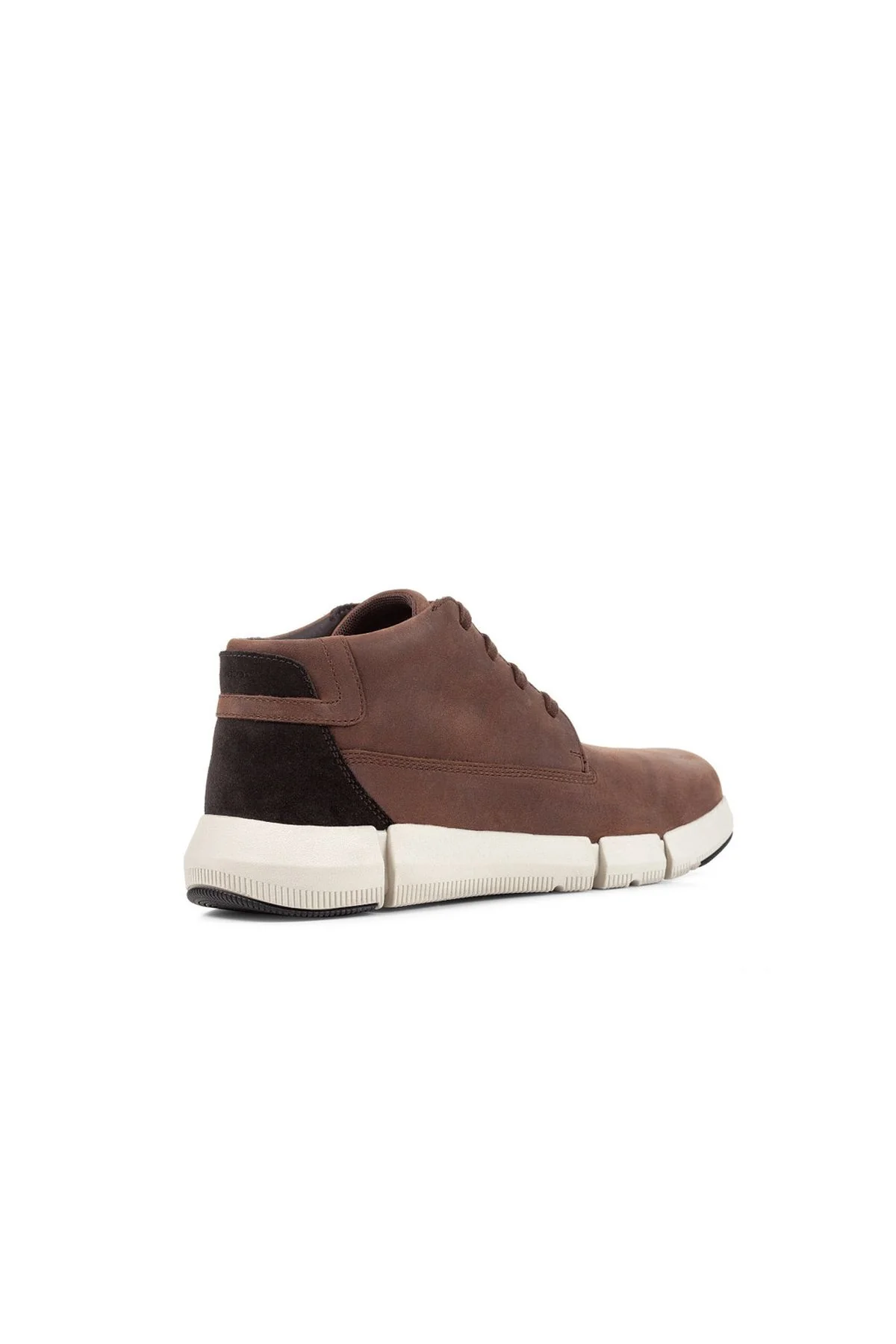 Geox Erkek Kahverengi Adacter H Bağcıklı Deri Sneaker Bot - Image 4