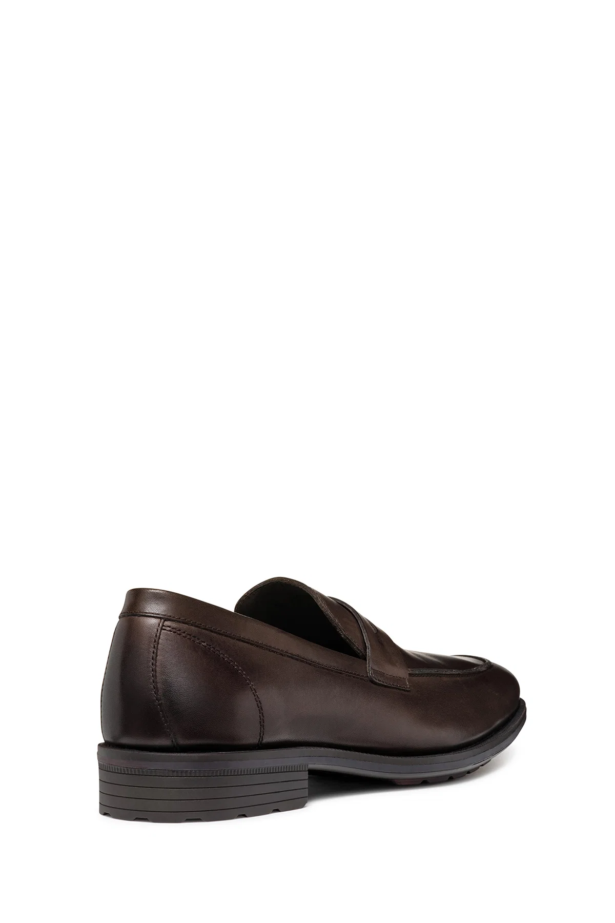 Geox Erkek Kahverengi Decio Deri Klasik Loafer - Image 2