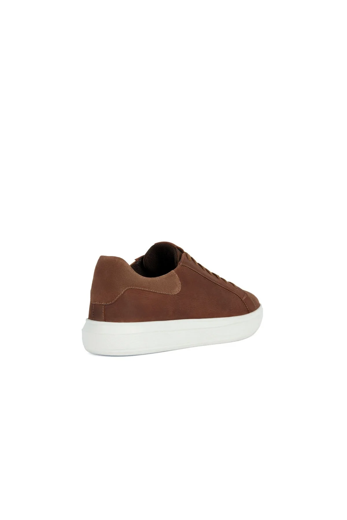 Geox Erkek Kahverengi Deiven Bağcıklı Deri Sneaker - Image 4