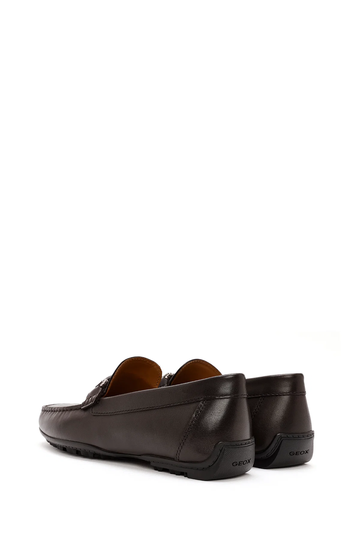 Geox Erkek Kahverengi Kosmopolis Deri Casual Loafer - Image 5