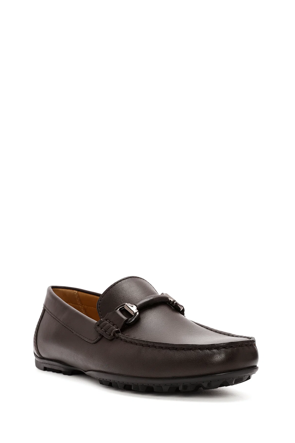 Geox Erkek Kahverengi Kosmopolis Deri Casual Loafer - Image 6