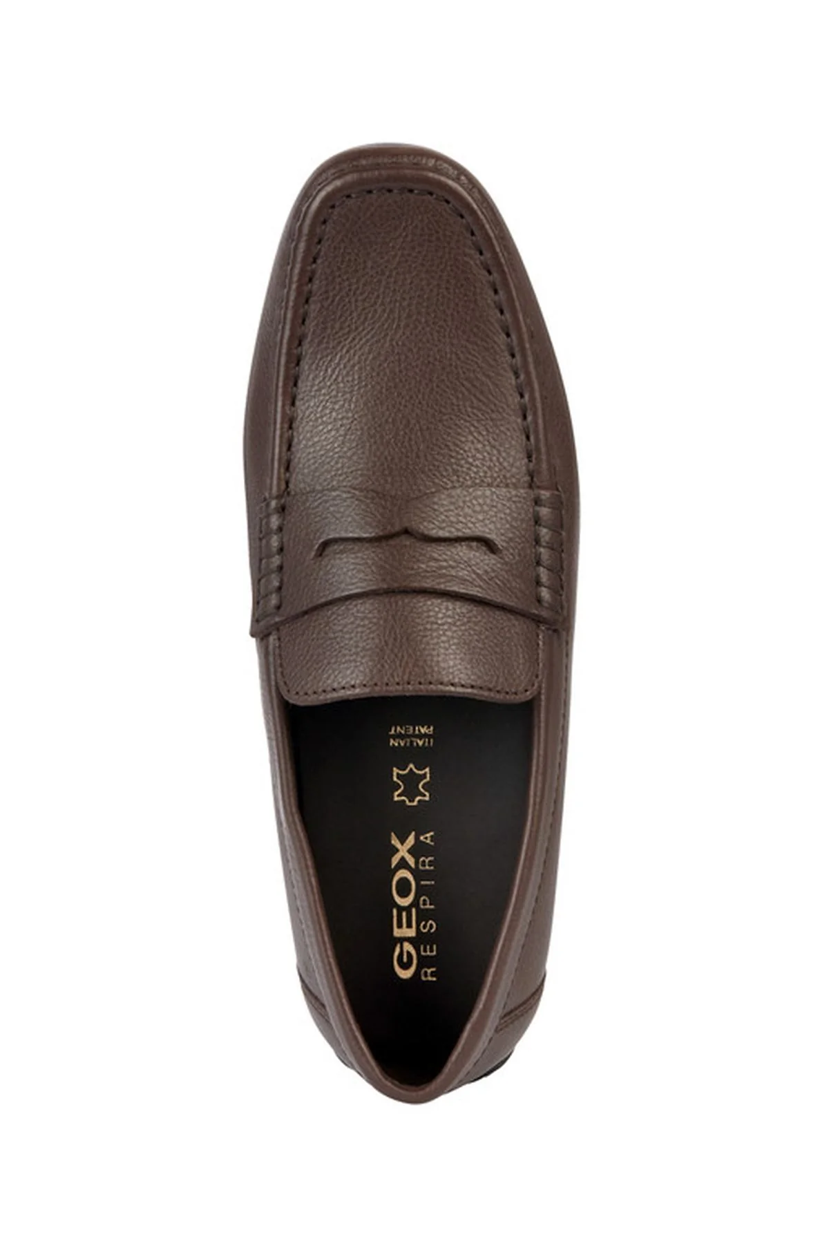 Geox Erkek Kahverengi Kosmopolis + Grip Deri Maskülen Loafer - Image 5