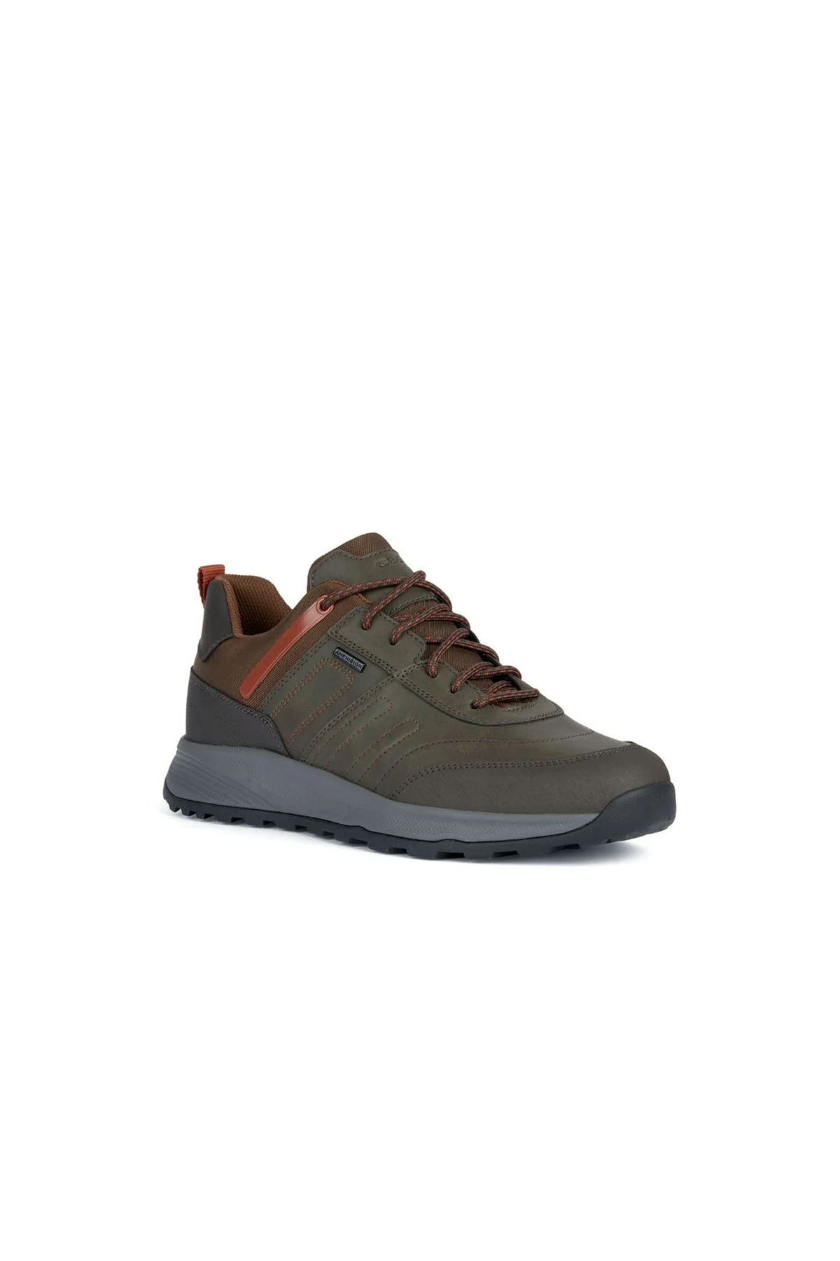 Geox Erkek Kahverengi Maro Bağcıklı Deri Sneaker - Image 3