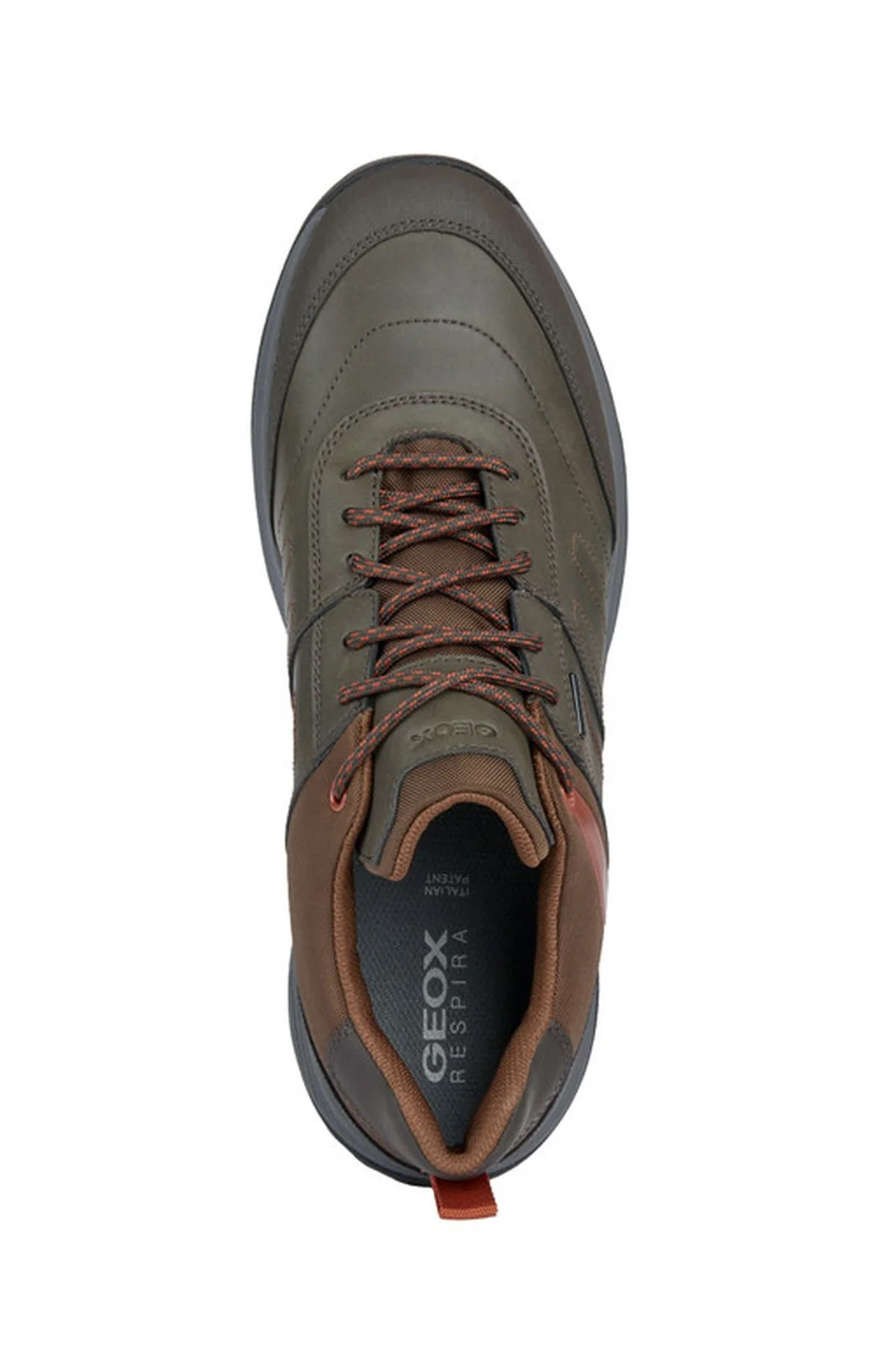 Geox Erkek Kahverengi Maro Bağcıklı Deri Sneaker - Image 5