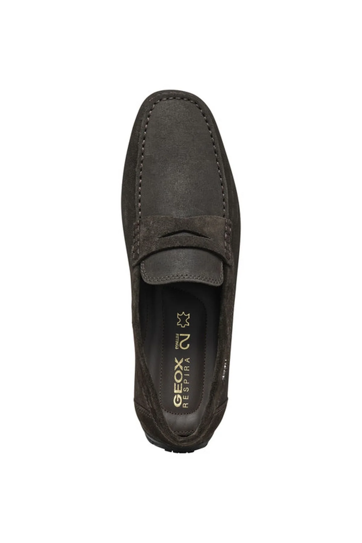 Geox Erkek Kahverengi Moner Süet Deri Maskülen Loafer - Image 5