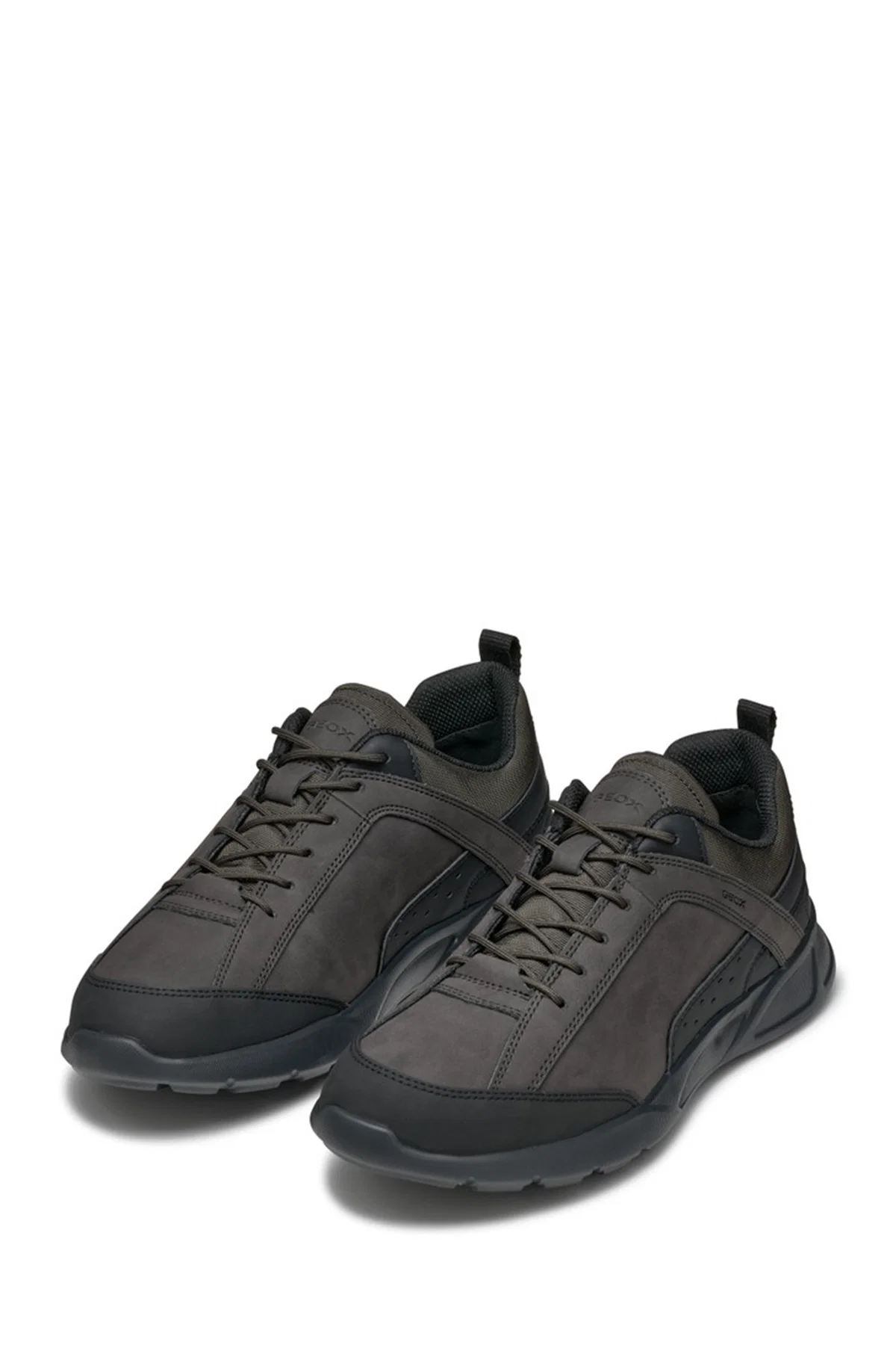Geox Erkek Kahverengi Nebula Bağcıklı Kumaş Sneaker - Image 3