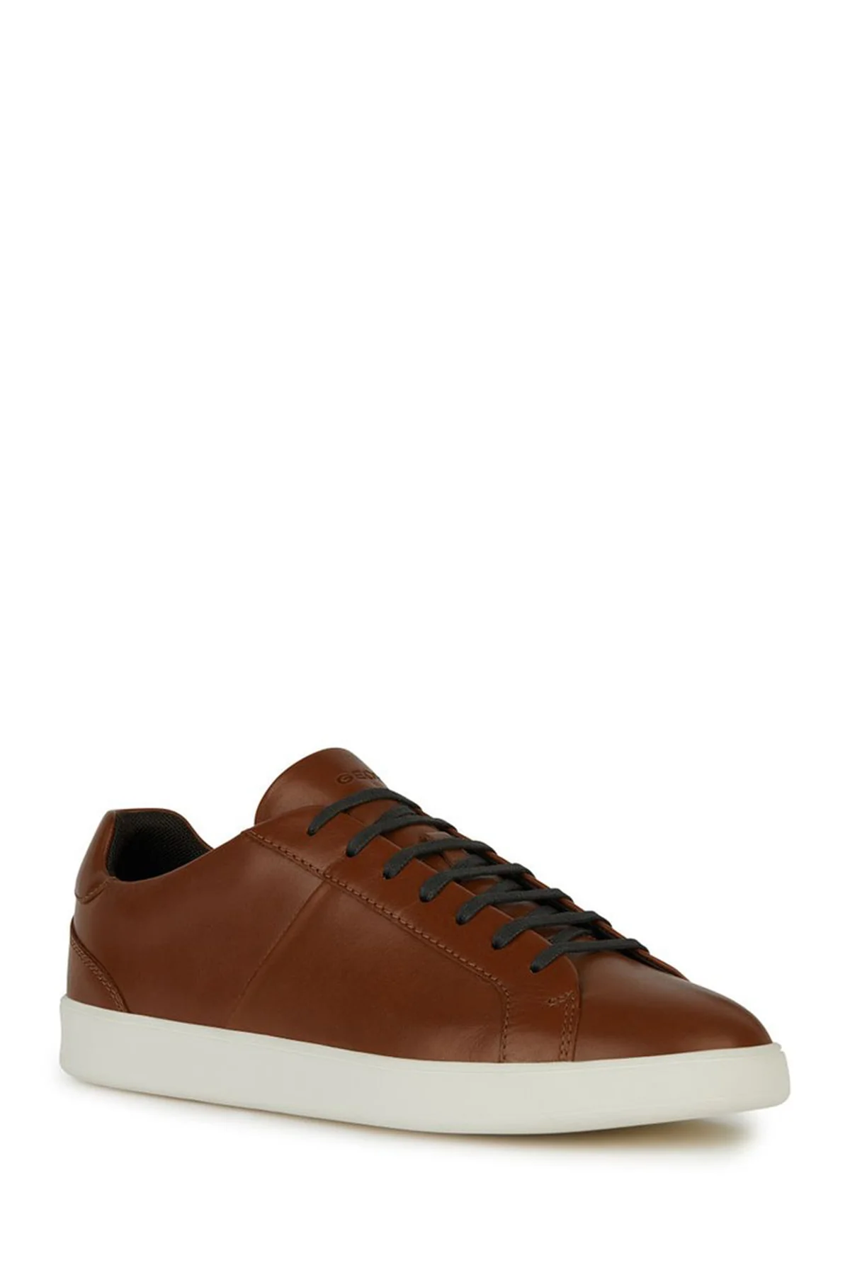 Geox Erkek Kahverengi Regio Bağcıklı Deri Sneaker - Image 3