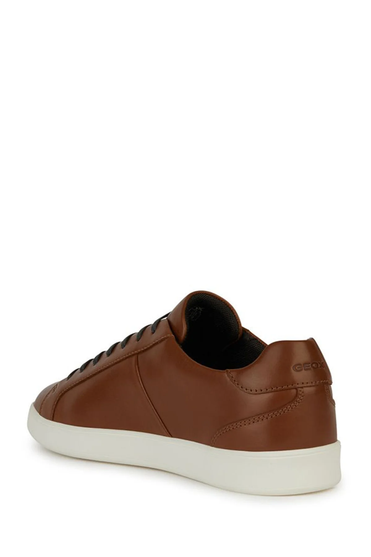 Geox Erkek Kahverengi Regio Bağcıklı Deri Sneaker - Image 4