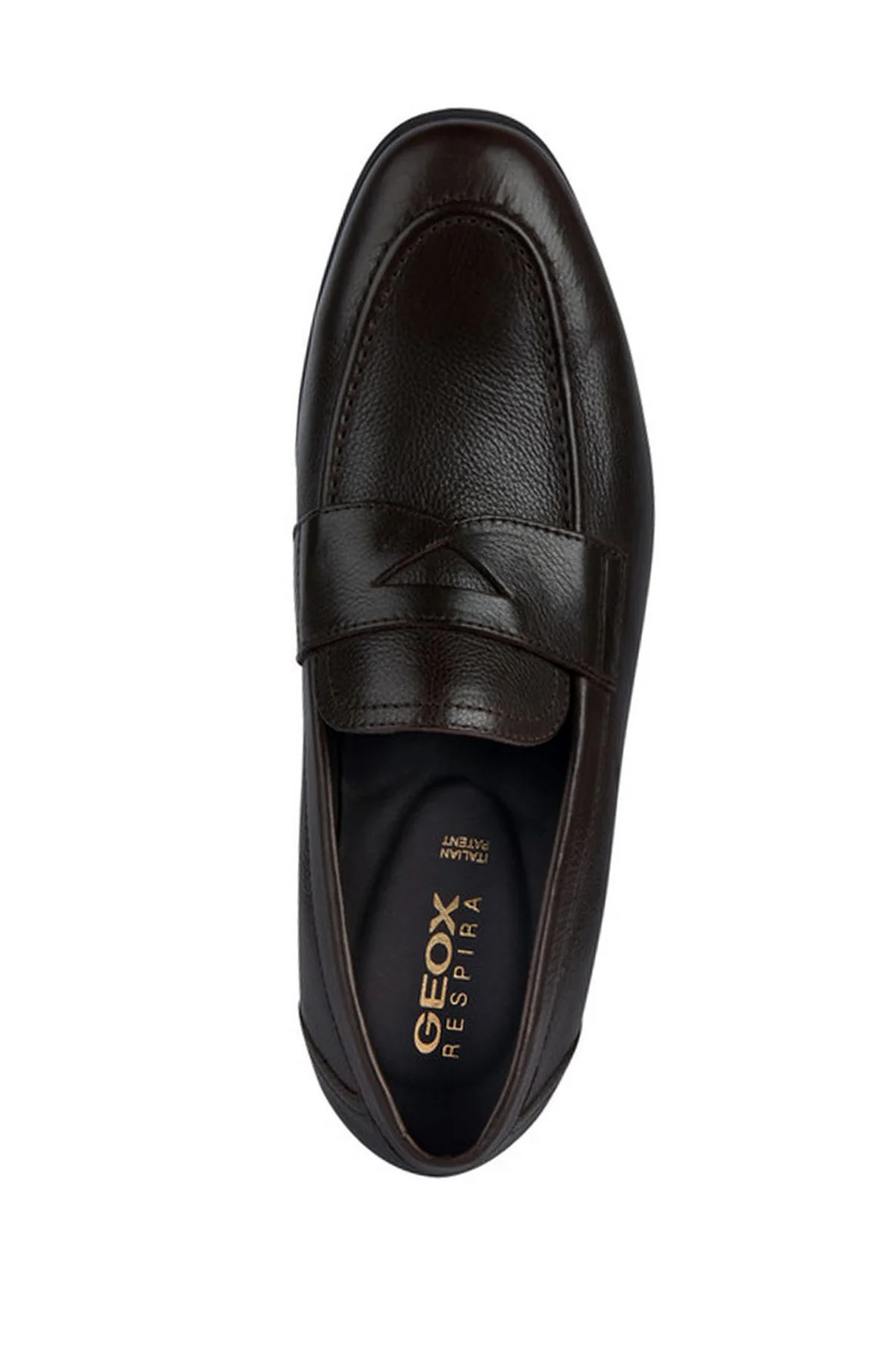 Geox Erkek Kahverengi Sapienza Deri Loafer - Image 5