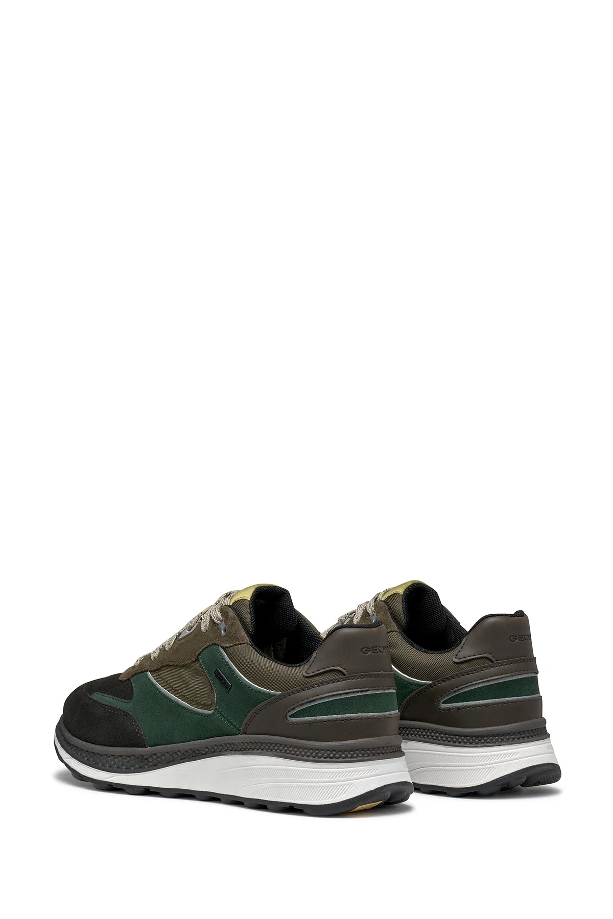 Geox Erkek Kahverengi Spherica Actif X1 Abx Bağcıklı Waterproof Deri Sneaker - Image 4