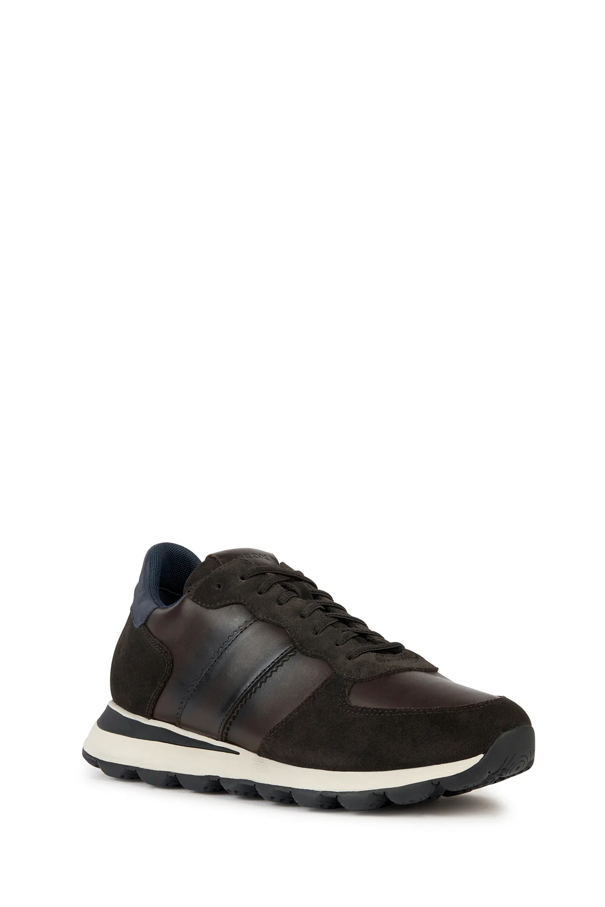 Geox Erkek Kahverengi Spherica VSeries Süet Deri Detaylı Sneaker - Image 3