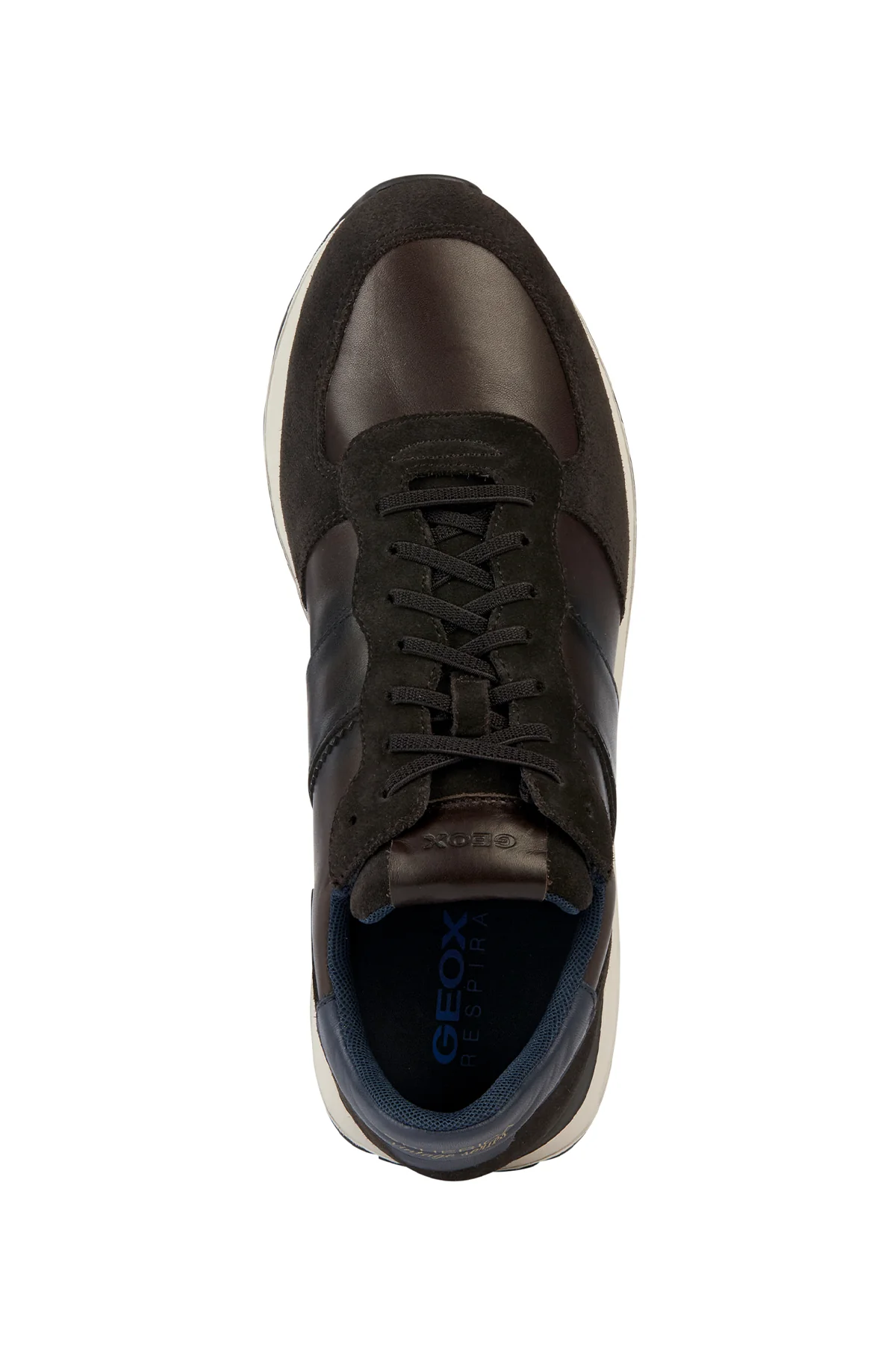 Geox Erkek Kahverengi Spherica VSeries Süet Deri Detaylı Sneaker - Image 5