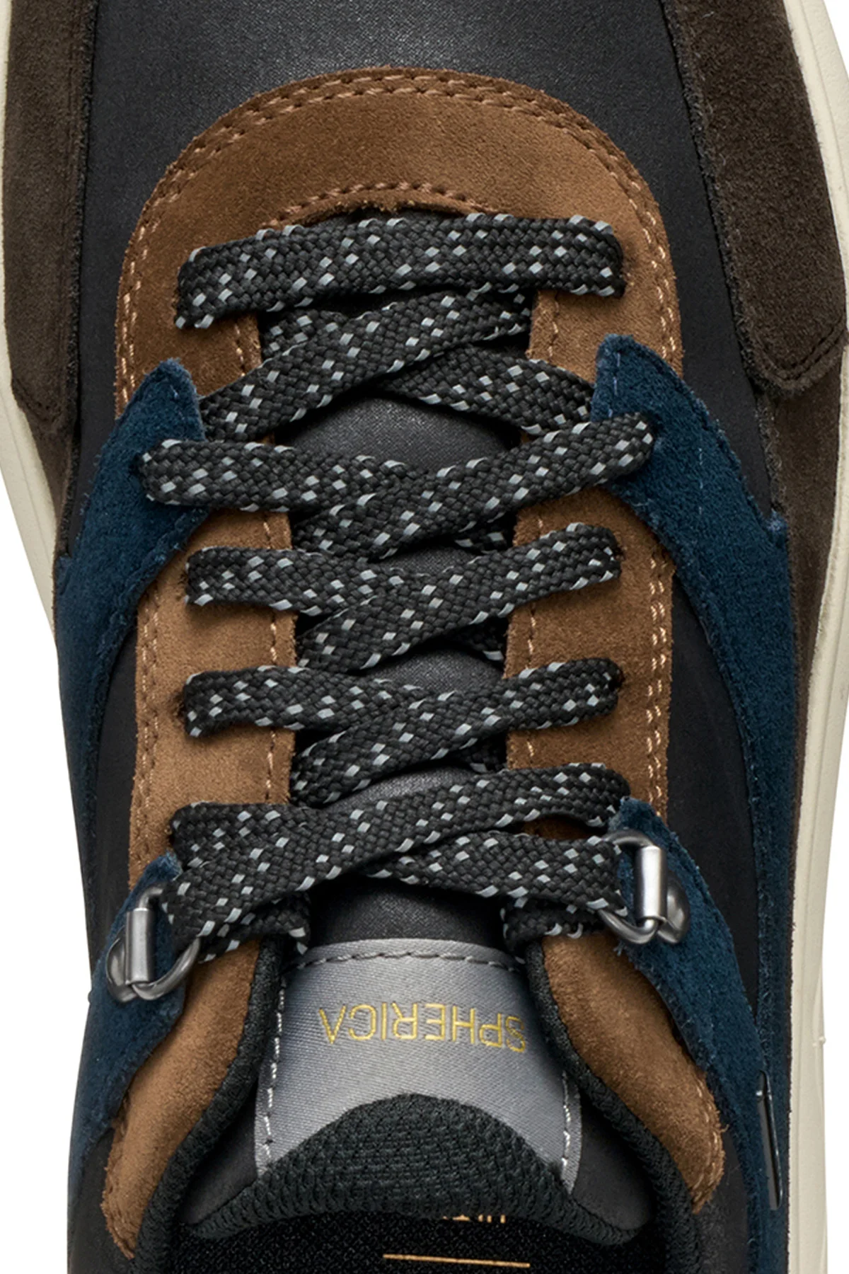 Geox Erkek Kahverengi U Spherıca 4X4 B Abx C - Suede Bağcıklı Kalın Tabanlı Kumaş Sneaker - Image 11