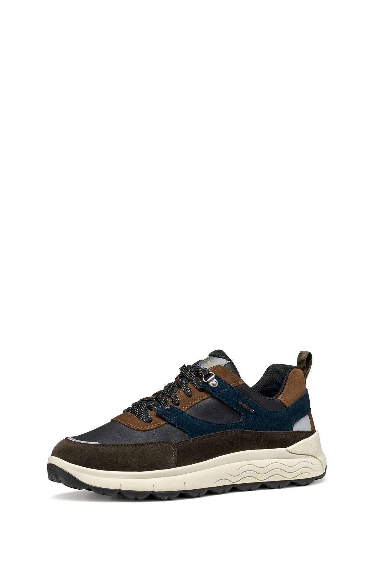 Geox Erkek Kahverengi U Spherıca 4X4 B Abx C - Suede Bağcıklı Kalın Tabanlı Kumaş Sneaker - Image 4