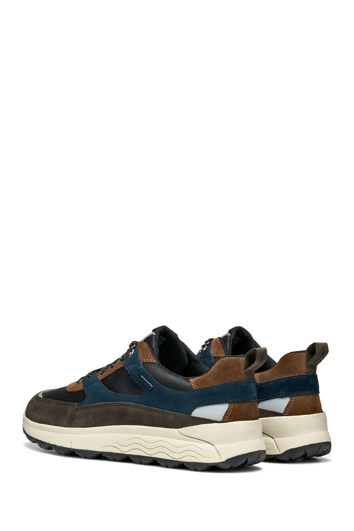 Geox Erkek Kahverengi U Spherıca 4X4 B Abx C - Suede Bağcıklı Kalın Tabanlı Kumaş Sneaker - Image 5