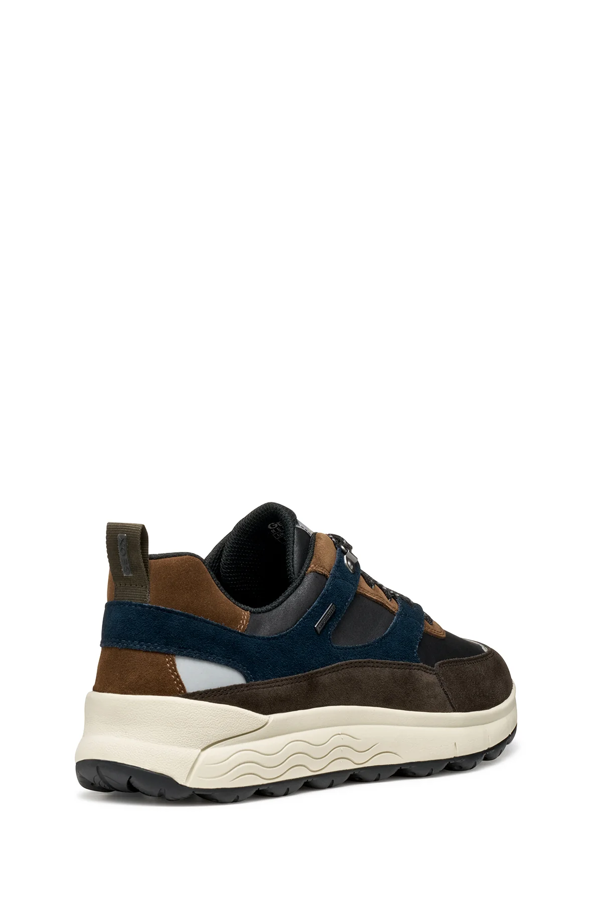 Geox Erkek Kahverengi U Spherıca 4X4 B Abx C - Suede Bağcıklı Kalın Tabanlı Kumaş Sneaker - Image 8