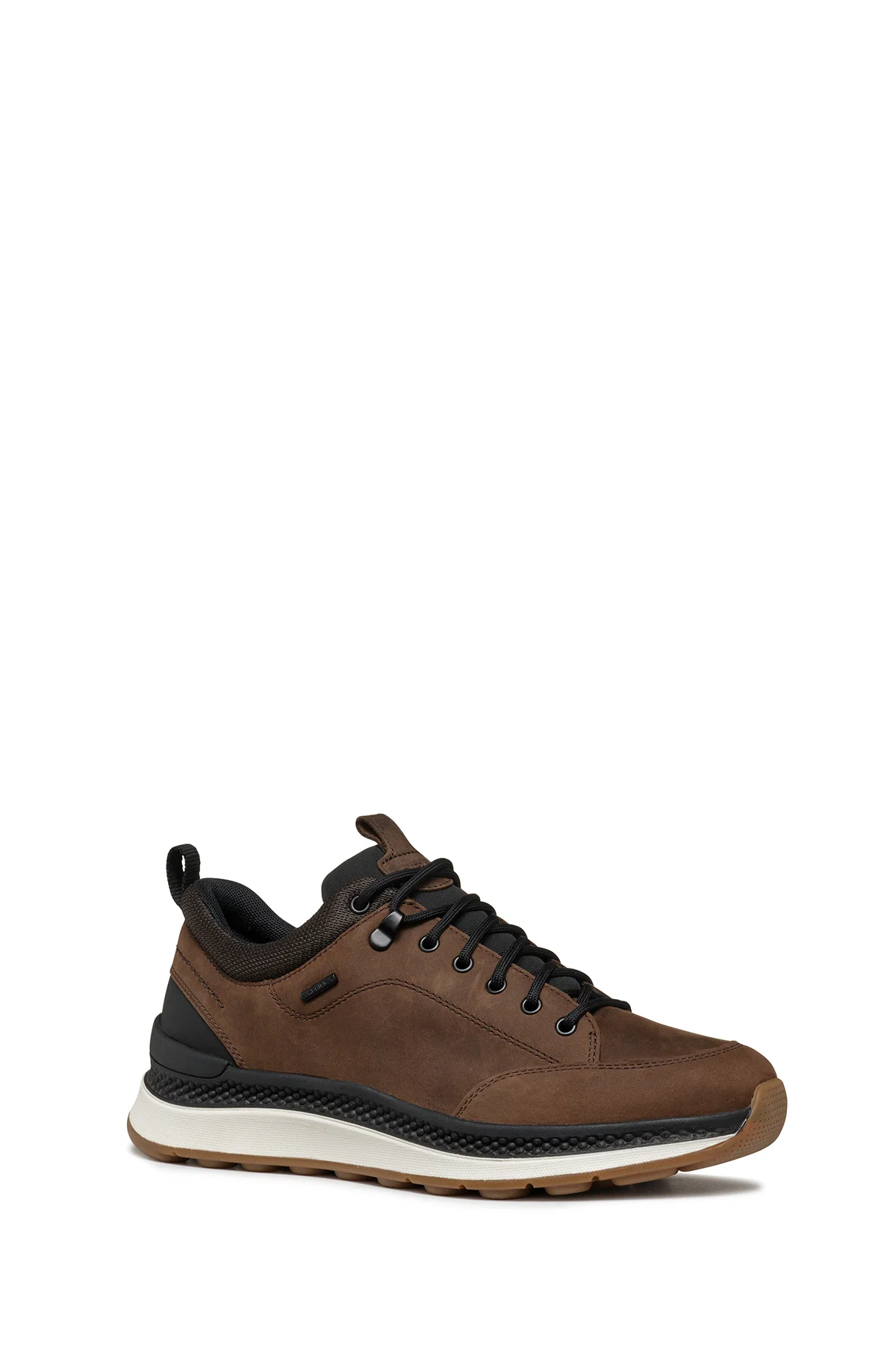 Geox Erkek Kahverengi U Spherica Actif Bağcıklı Waterproof Deri Sneaker - Image 3