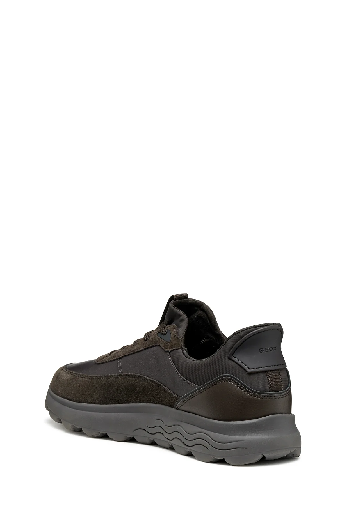 Geox Erkek Kahverengi U Spherıca Plus A - Nappa+Sued Bağcıklı Süet Sneaker - Image 2