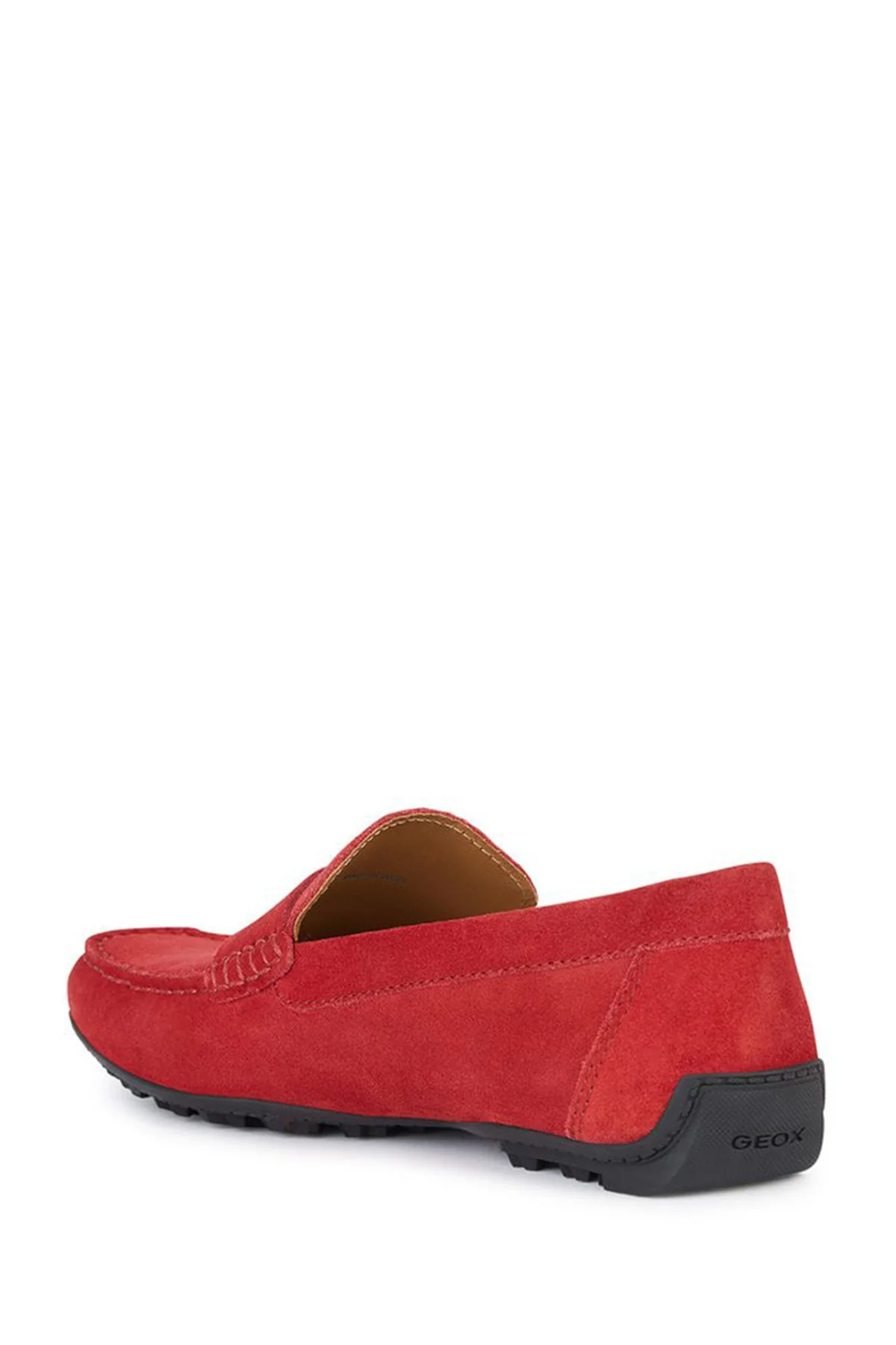 Geox Erkek Kırmızı Kosmopolis + Grip Süet Deri Casual Loafer - Image 4