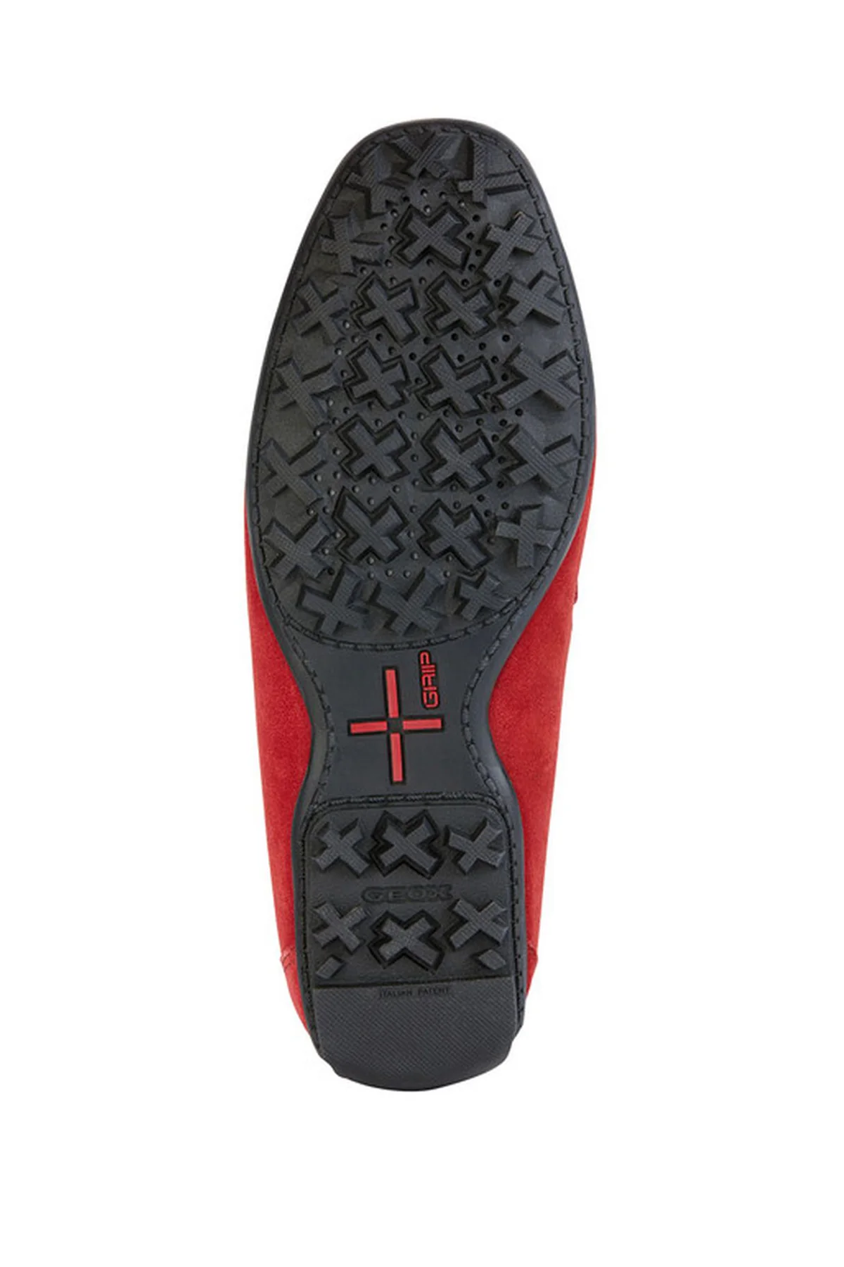 Geox Erkek Kırmızı Kosmopolis + Grip Süet Deri Casual Loafer - Image 6