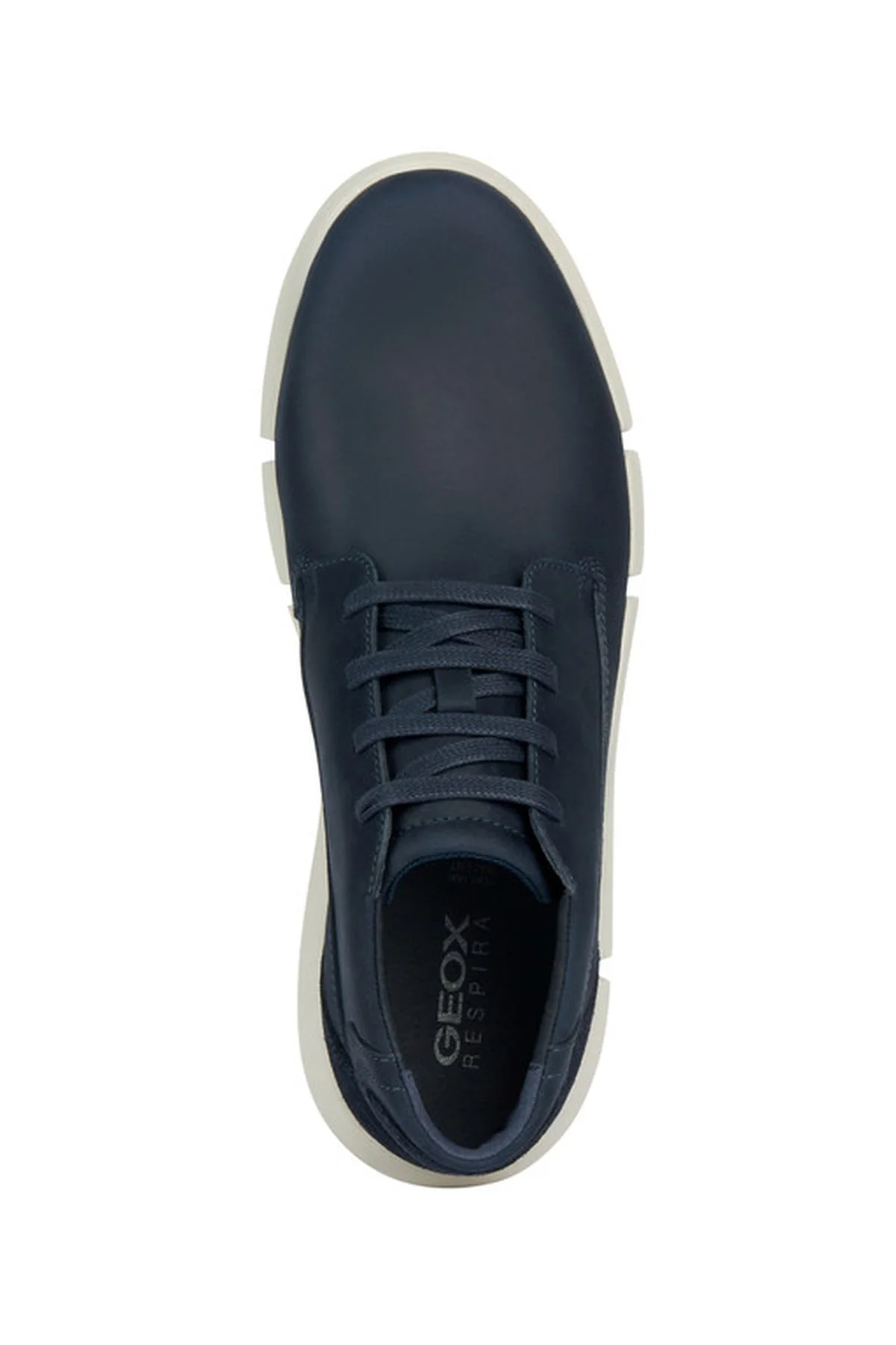 Geox Erkek Lacivert Adacter H Bağcıklı Deri Sneaker Bot - Image 5