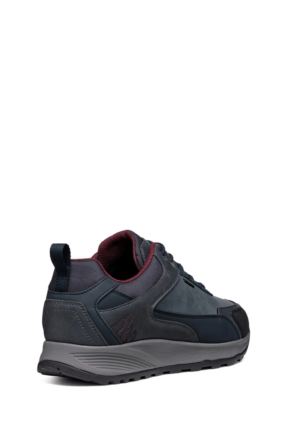 Geox Erkek Lacivert Bağcıklı Deri Sneaker - Image 8