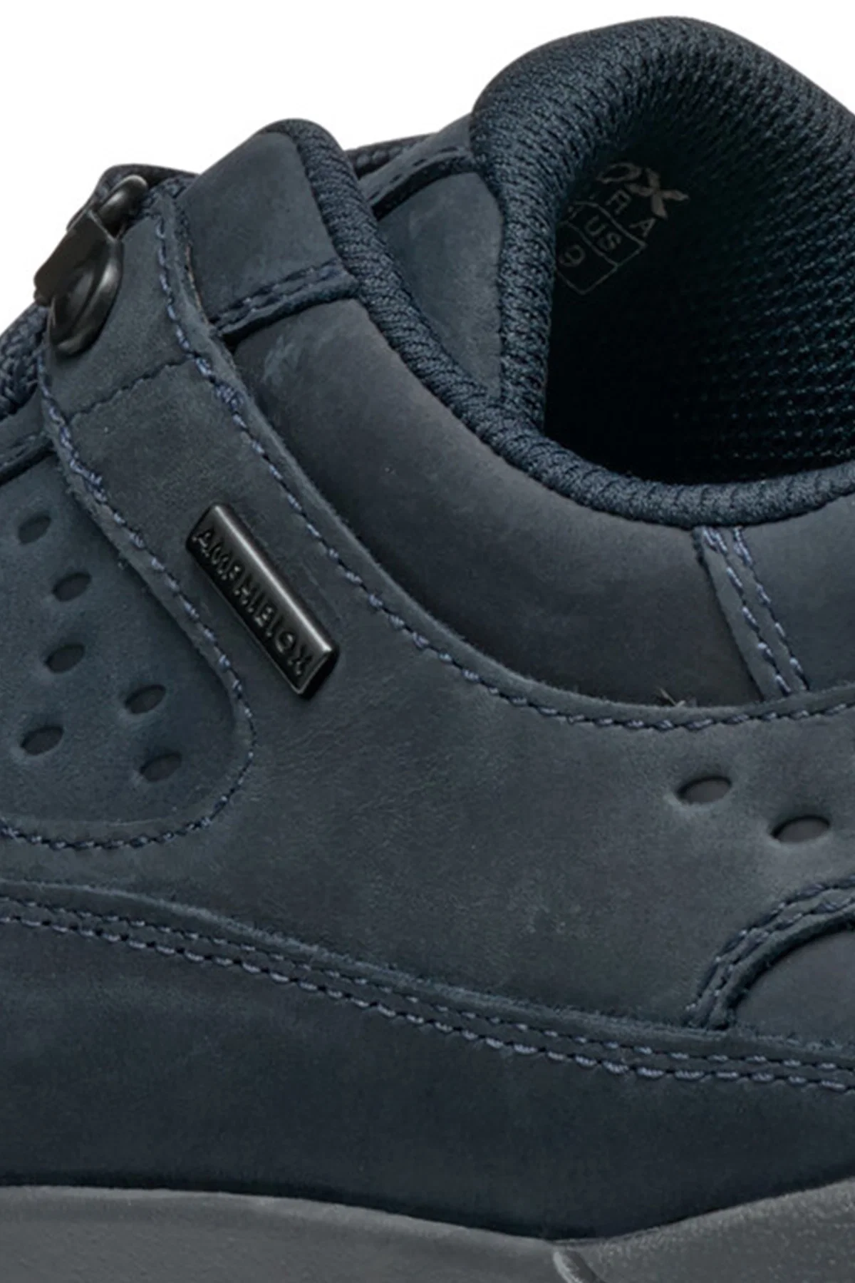 Geox Erkek Lacivert Bağcıklı Kalın Tabanlı Süet Deri Sneaker - Image 11