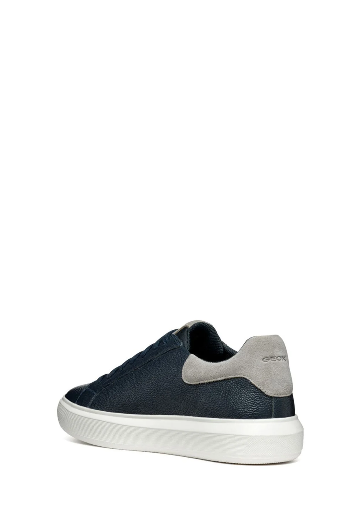 Geox Erkek Lacivert Deiven Bağcıklı Deri Casual Sneaker - Image 4