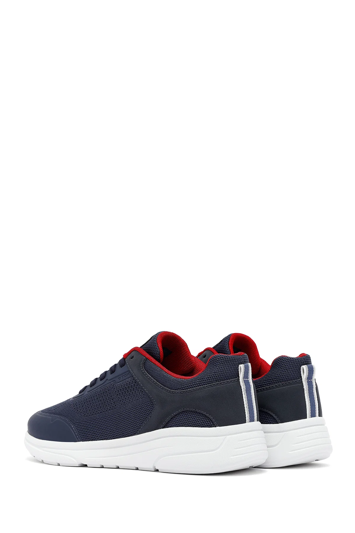 Geox Erkek Lacivert Kalın Tabanlı Bağcıklı Kumaş Sneaker - Image 5