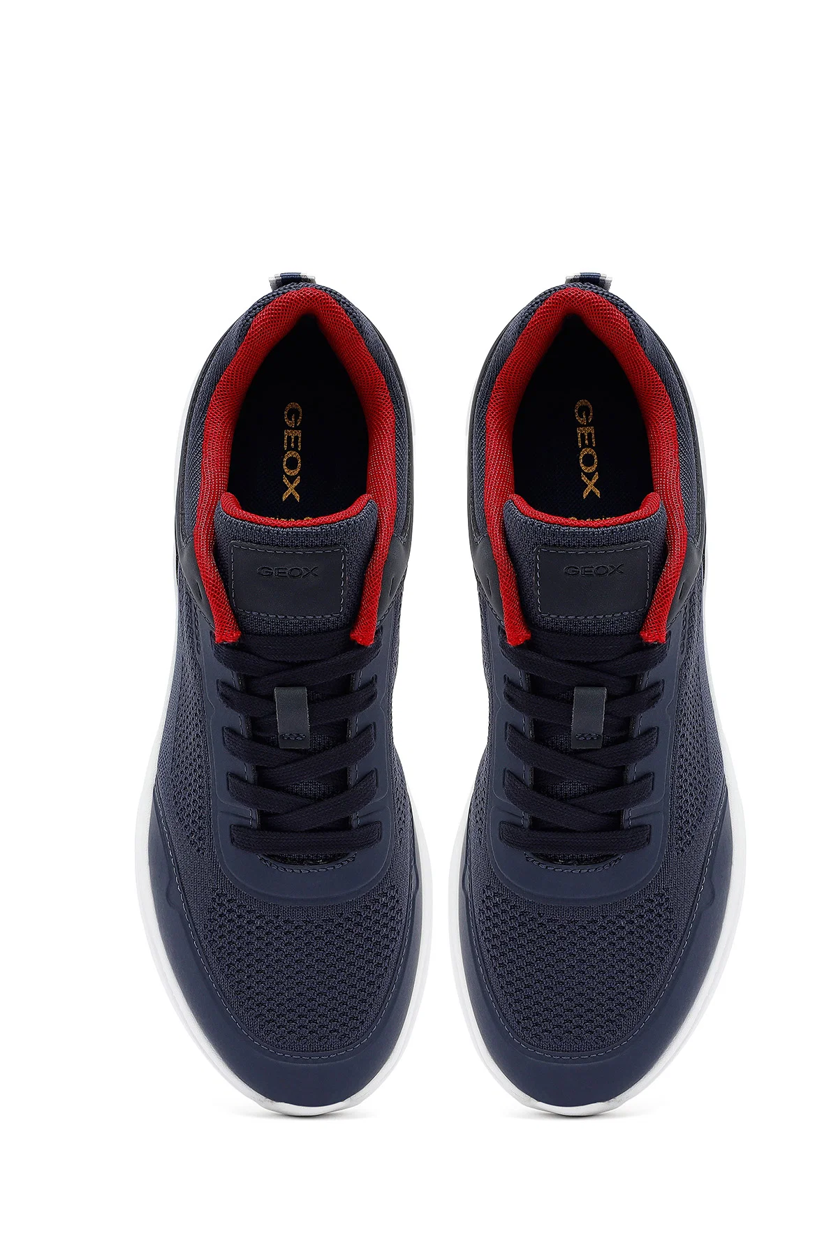 Geox Erkek Lacivert Kalın Tabanlı Bağcıklı Kumaş Sneaker - Image 7
