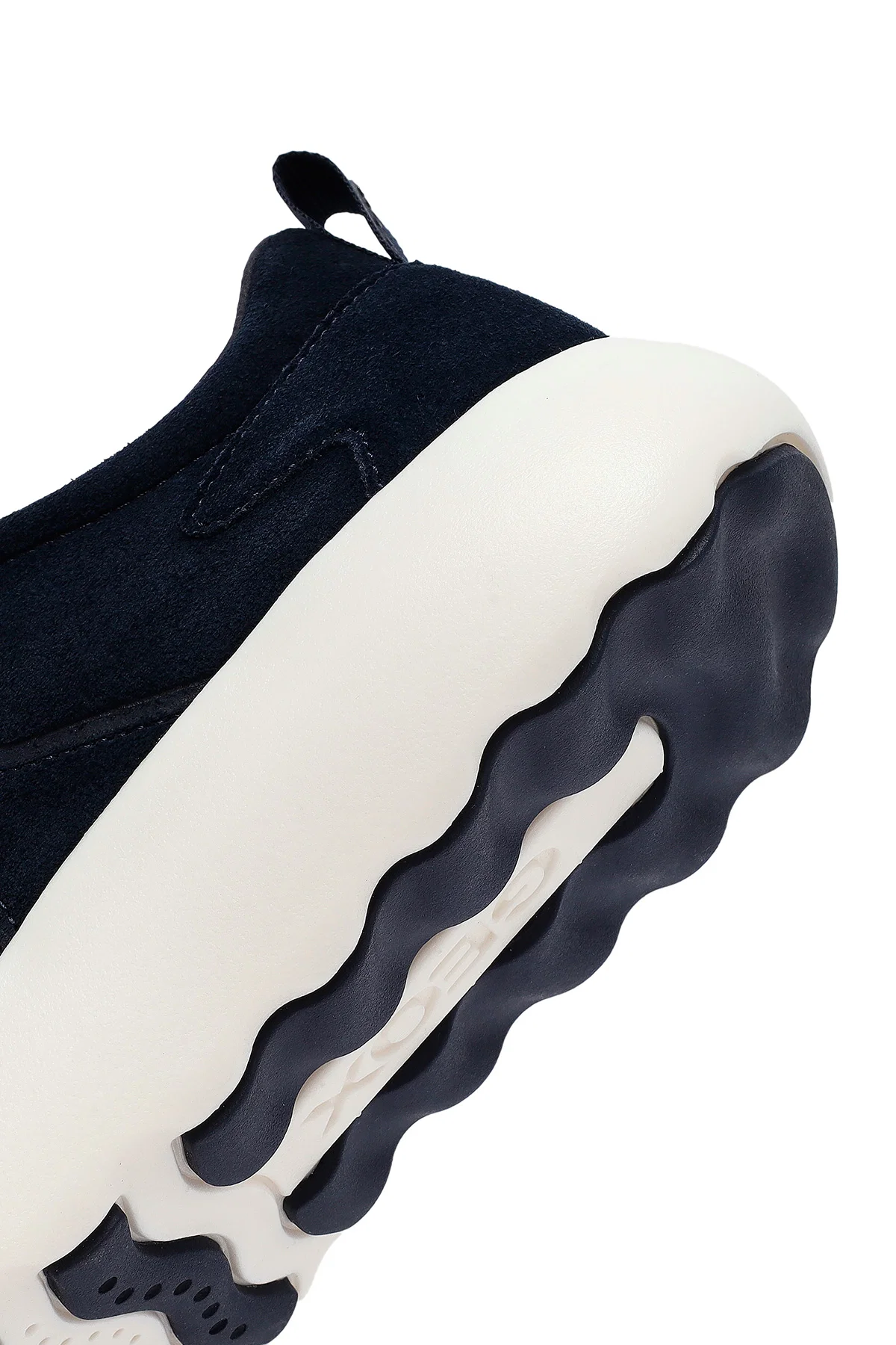 Geox Erkek Lacivert Kalın Tabanlı Bağcıklı Süet Deri Sneaker - Image 8