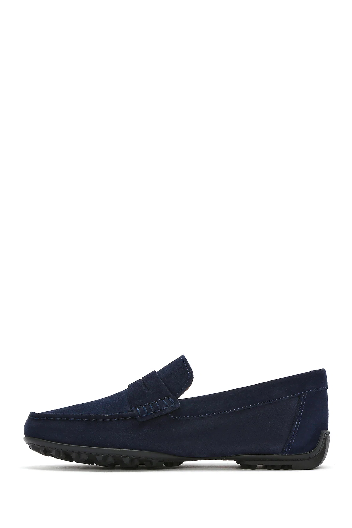 Geox Erkek Lacivert Kosmopolis + Grip Süet Deri Casual Loafer - Image 2