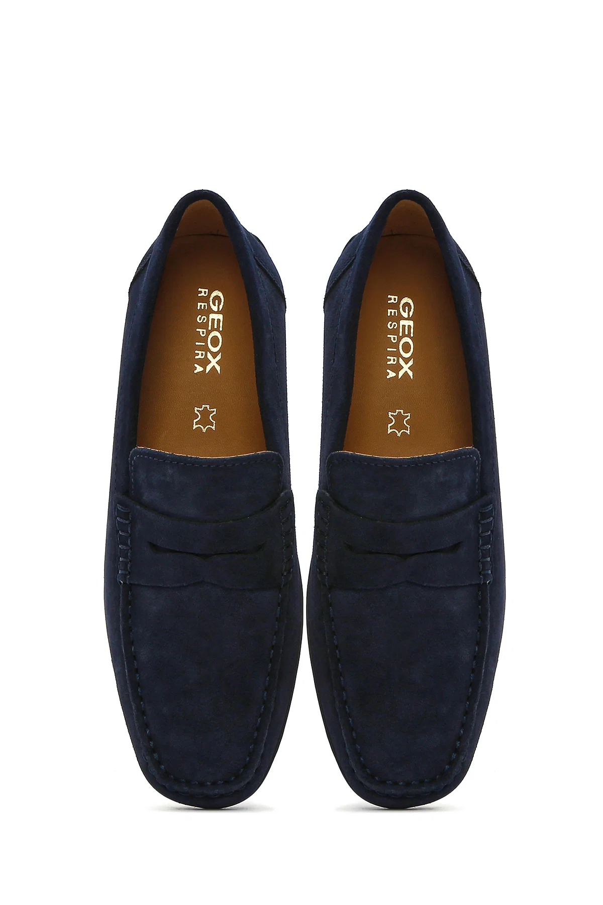 Geox Erkek Lacivert Kosmopolis + Grip Süet Deri Casual Loafer - Image 7